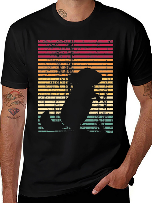 Retro Dog Silhouette T-Shirt