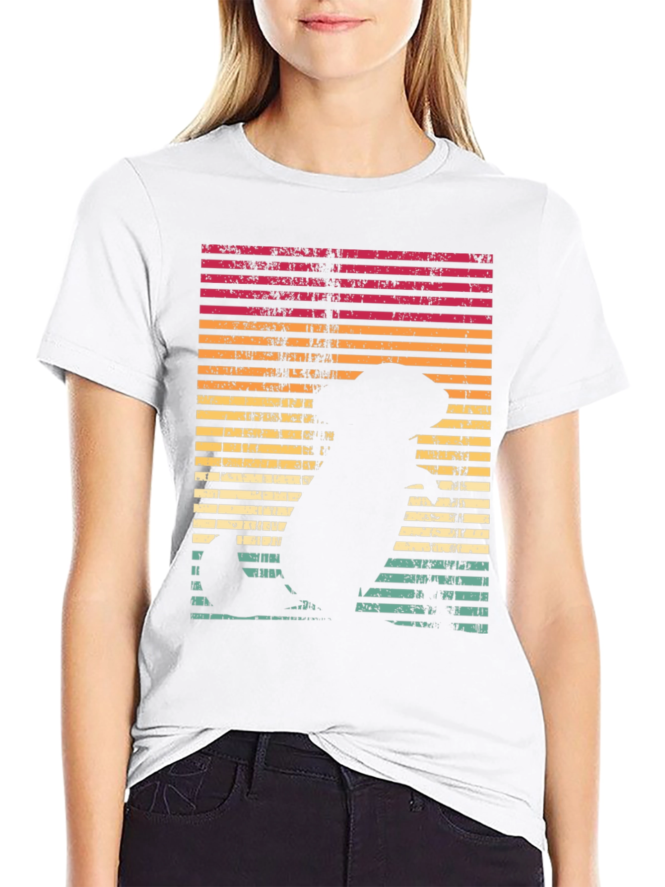 Retro Dog Silhouette T-Shirt