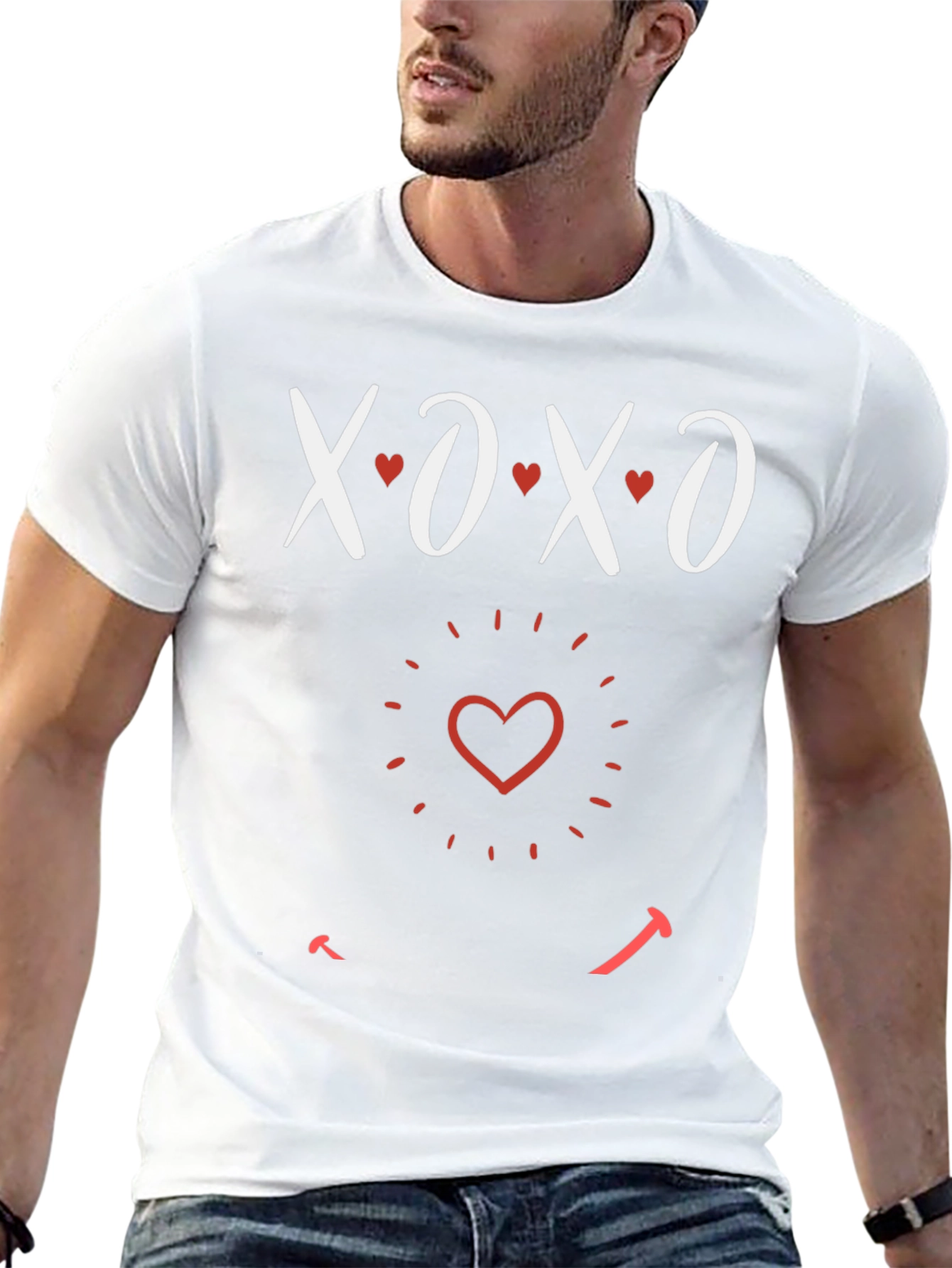 XOXO Valentines Day Graphic T-Shirt