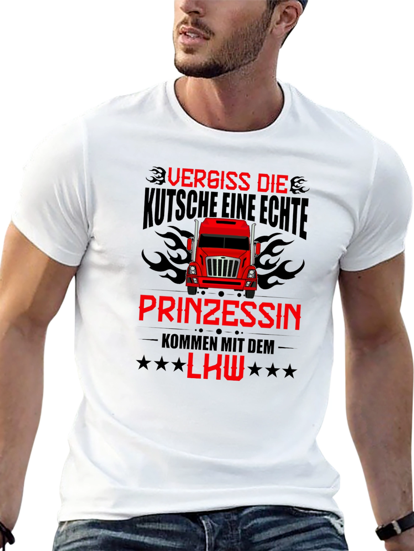 Forget the Carriage Real Princesses Drive Trucks T-Shirt