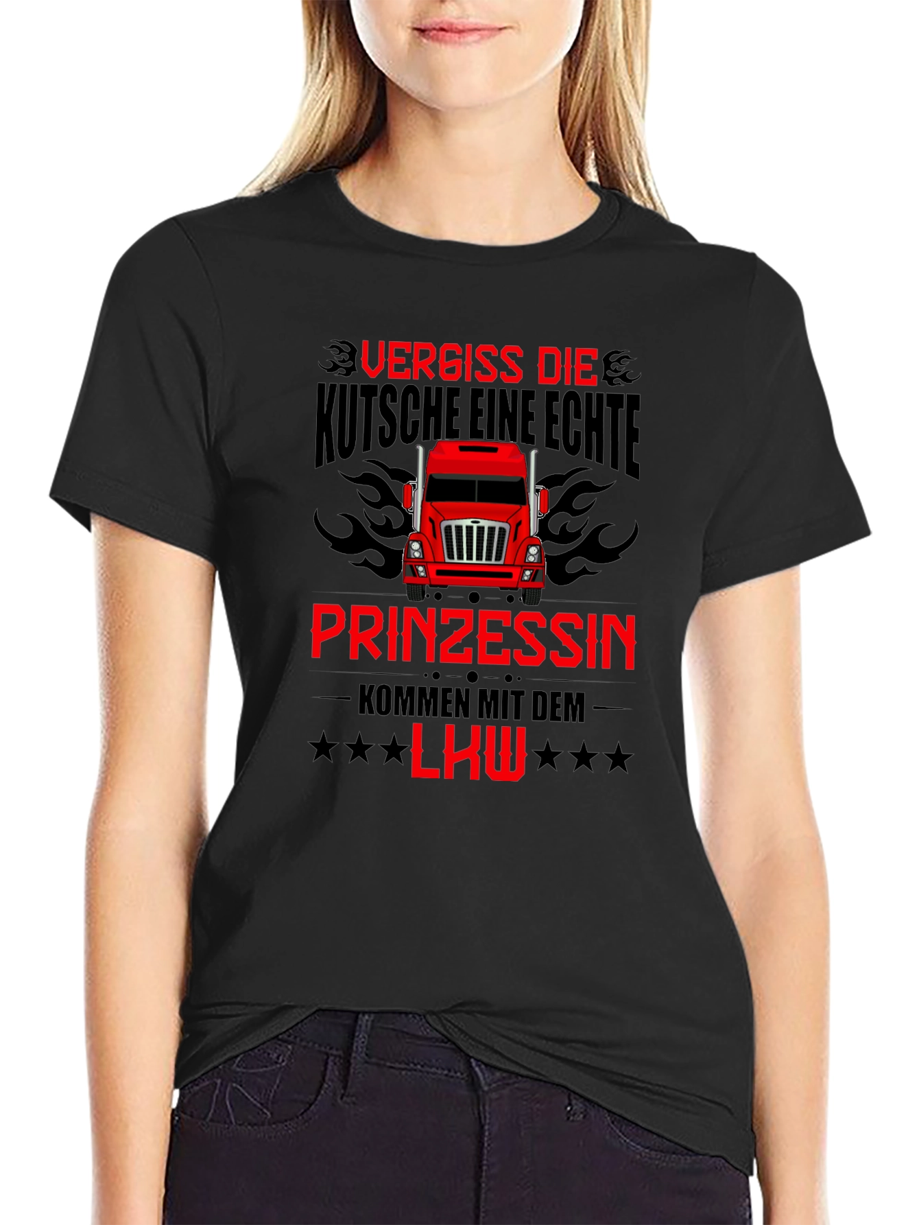 Forget the Carriage Real Princesses Drive Trucks T-Shirt