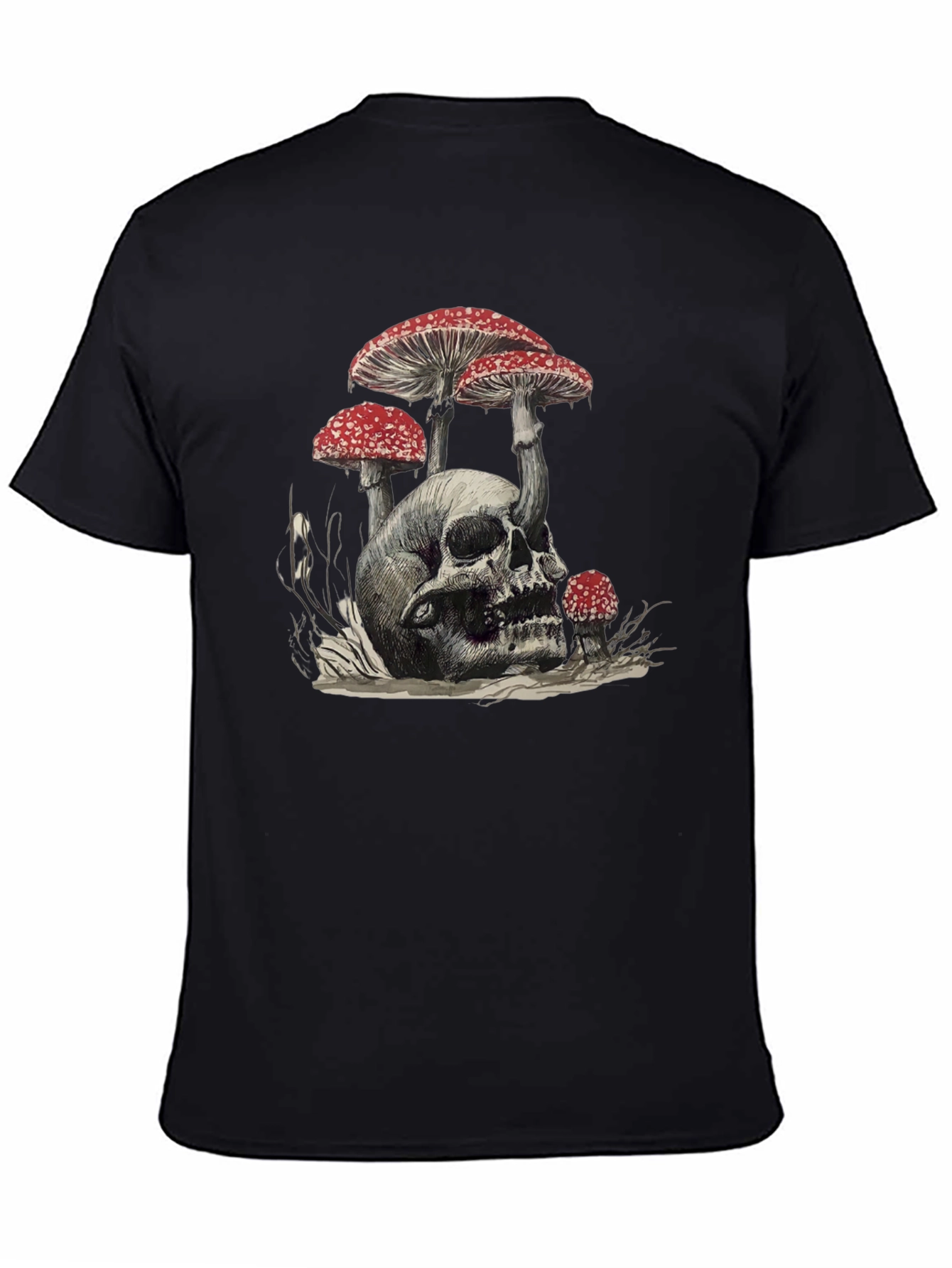 Skull & Mushroom Graphic Tee