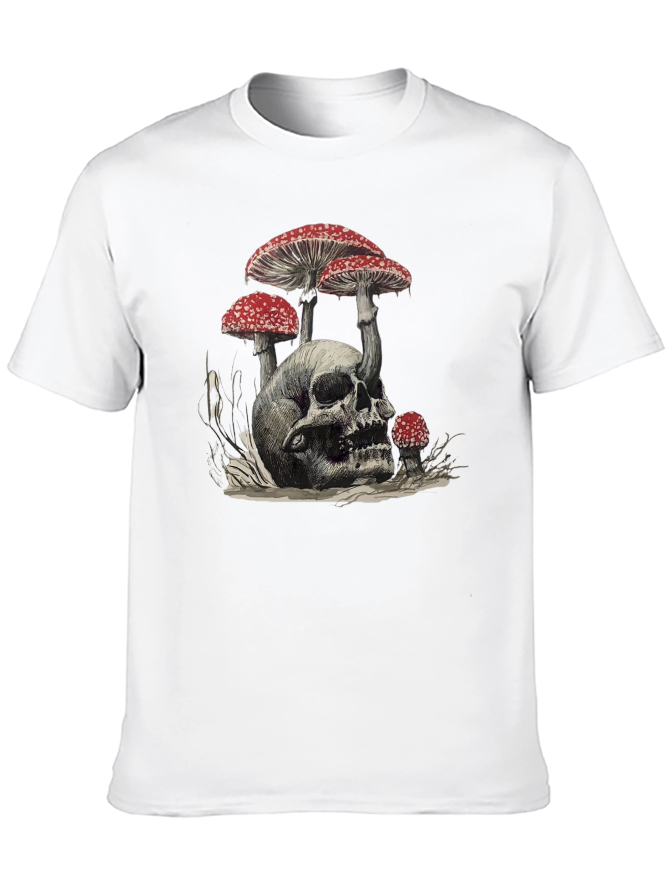 Skull & Mushroom Graphic Tee