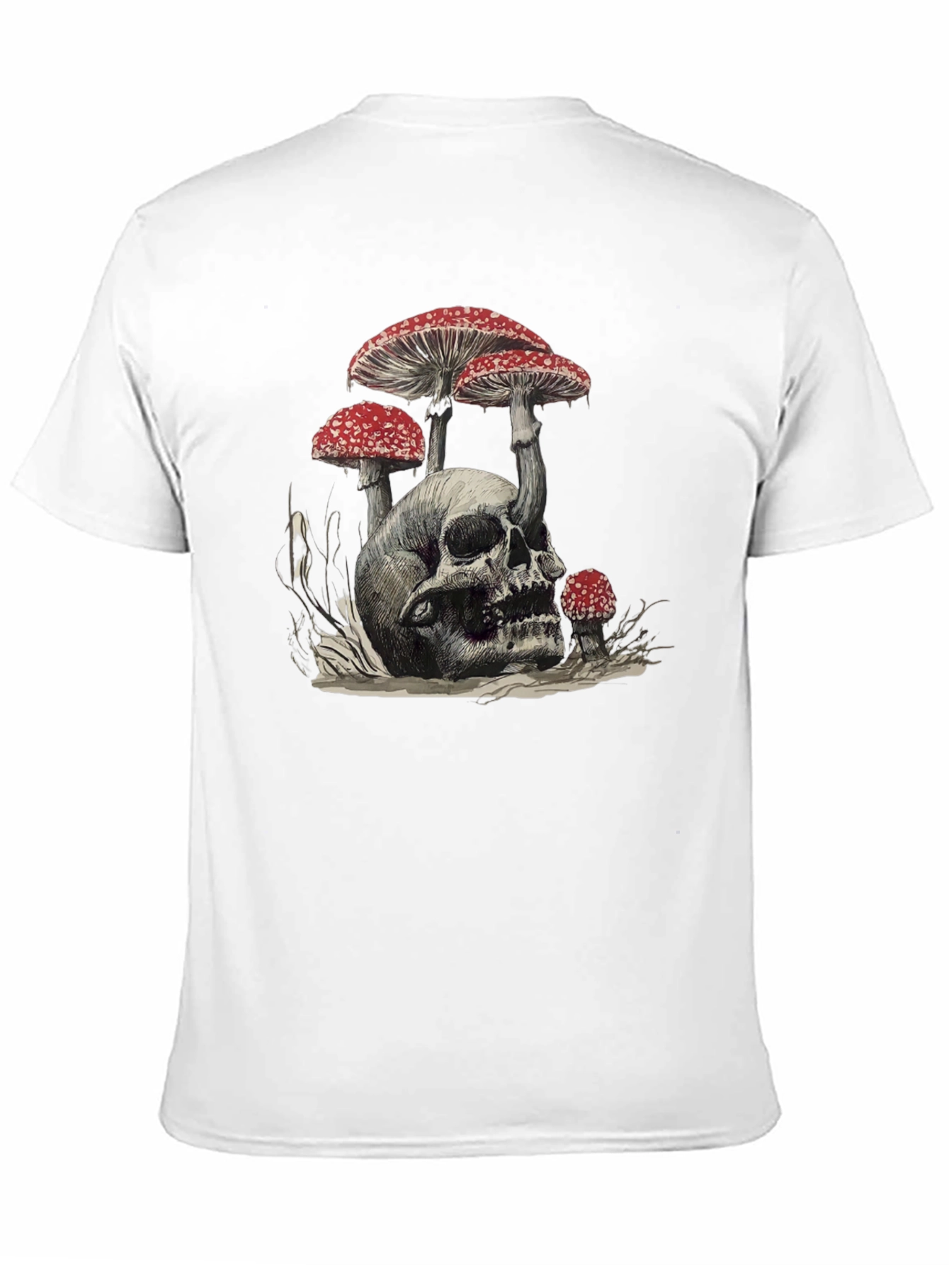 Skull & Mushroom Graphic Tee