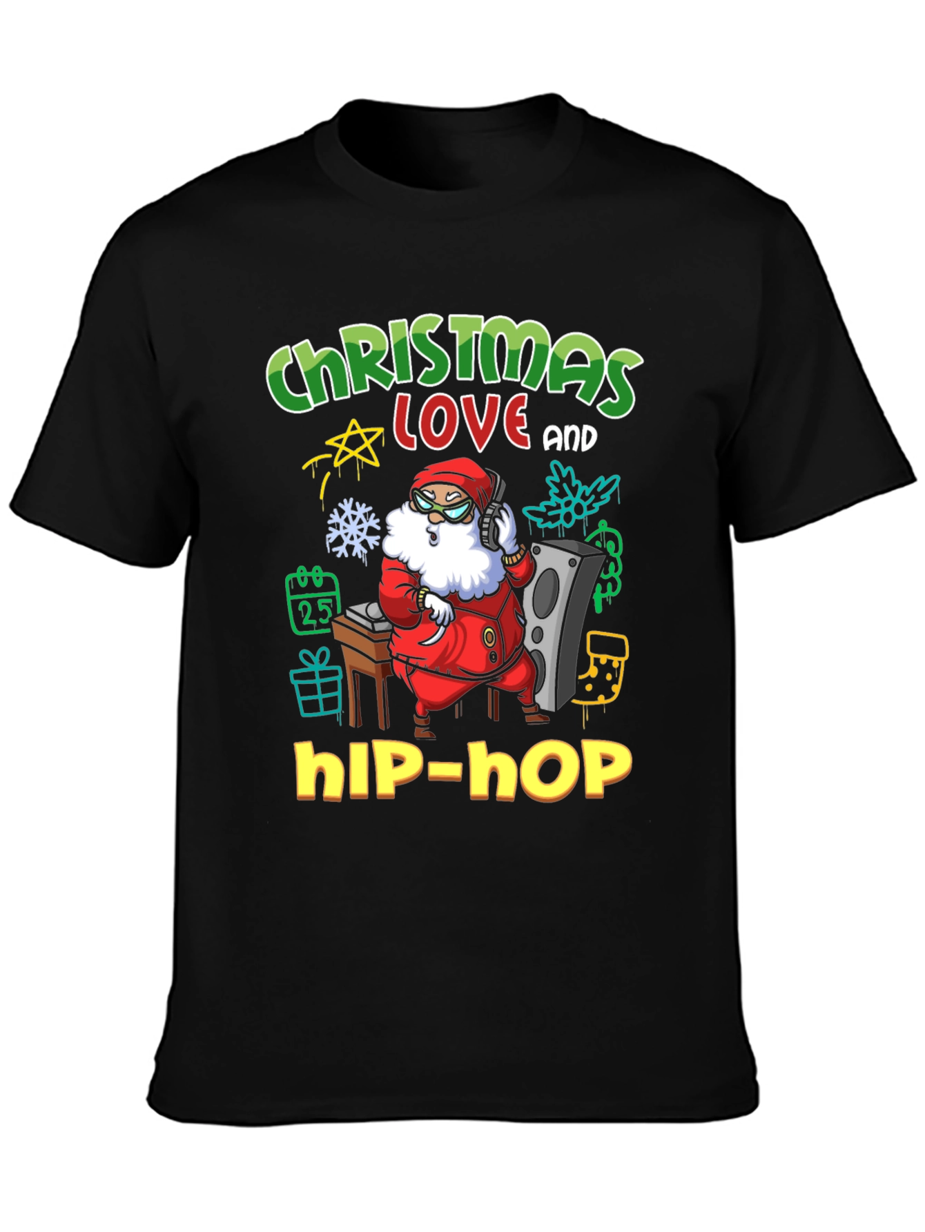Christmas Love Hip-Hop Graphic Tee