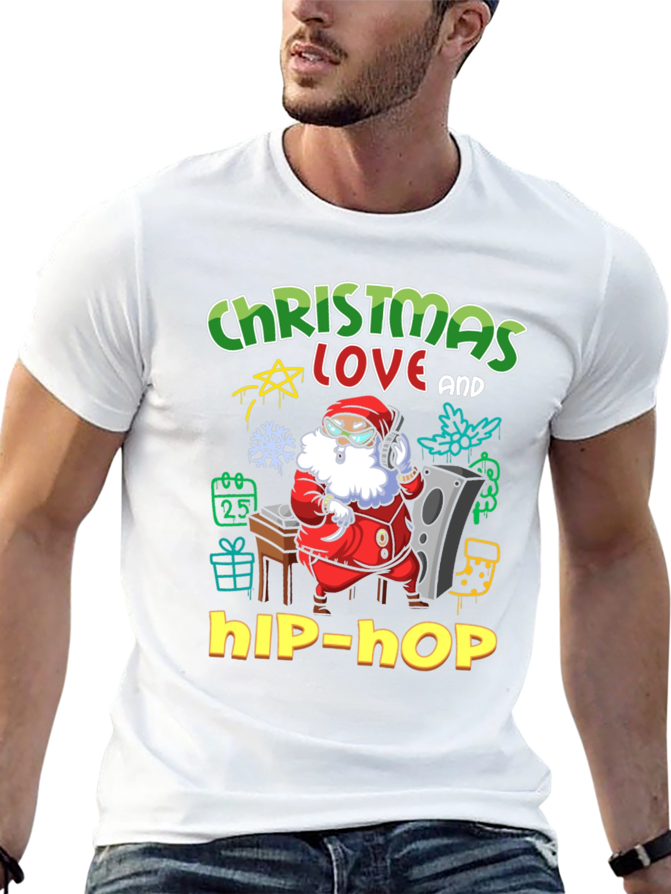 Christmas Love Hip-Hop Graphic Tee