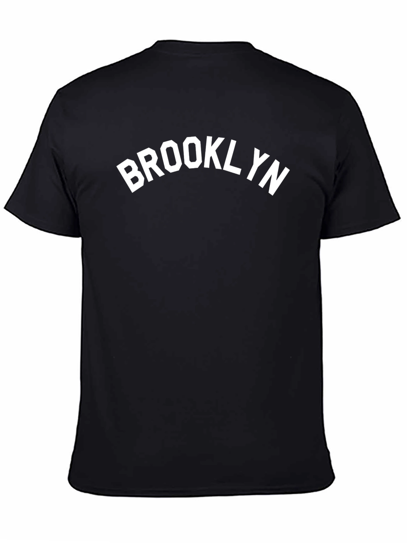 Brooklyn Graphic Tee - Classic Black Cotton T-Shirt