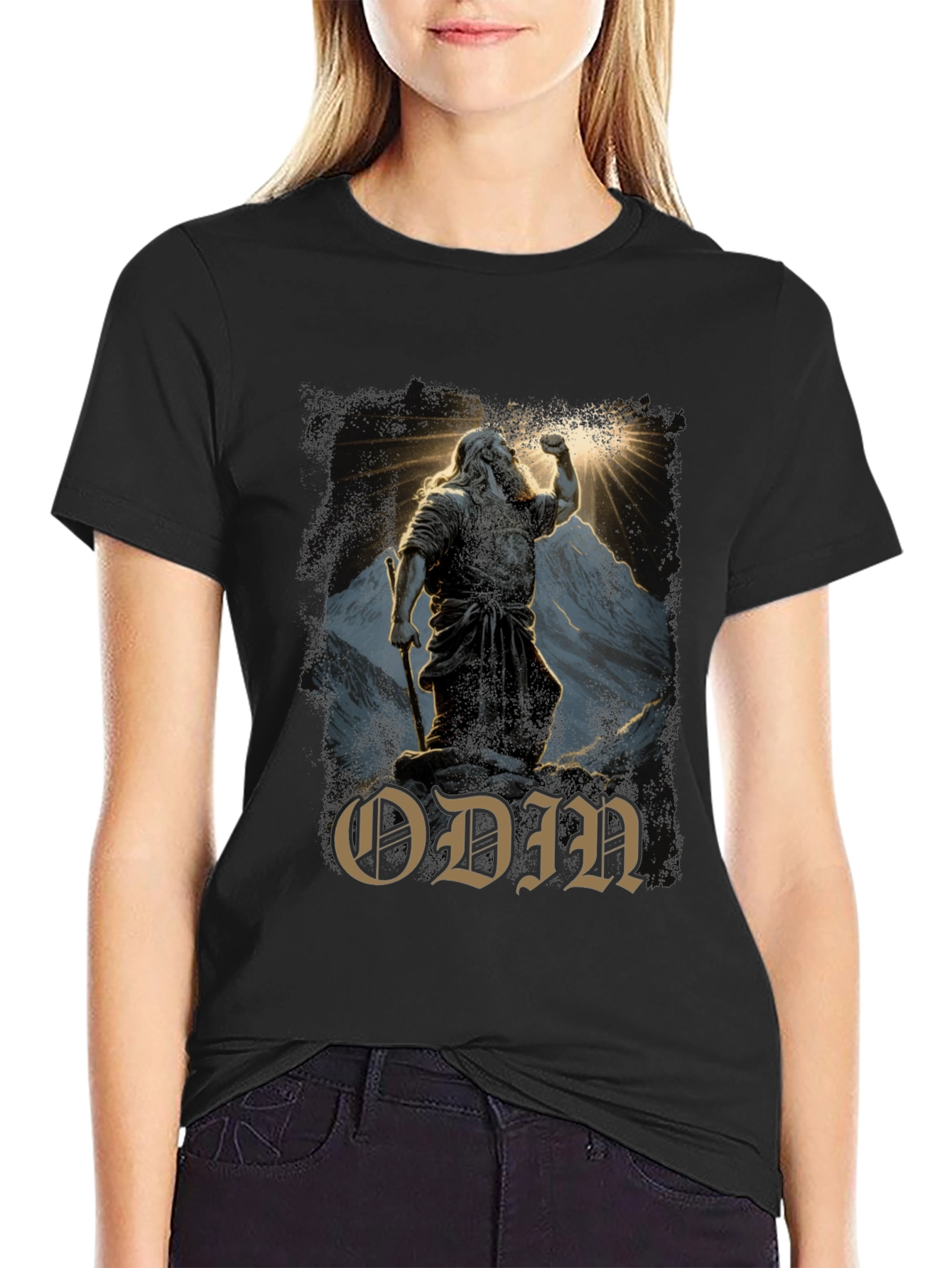 Odin T-Shirt: Viking Norse Mythology Graphic Tee