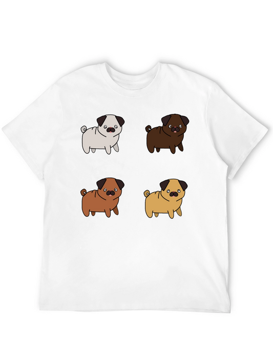 Pug Life Black T-Shirt Cute Dog Design