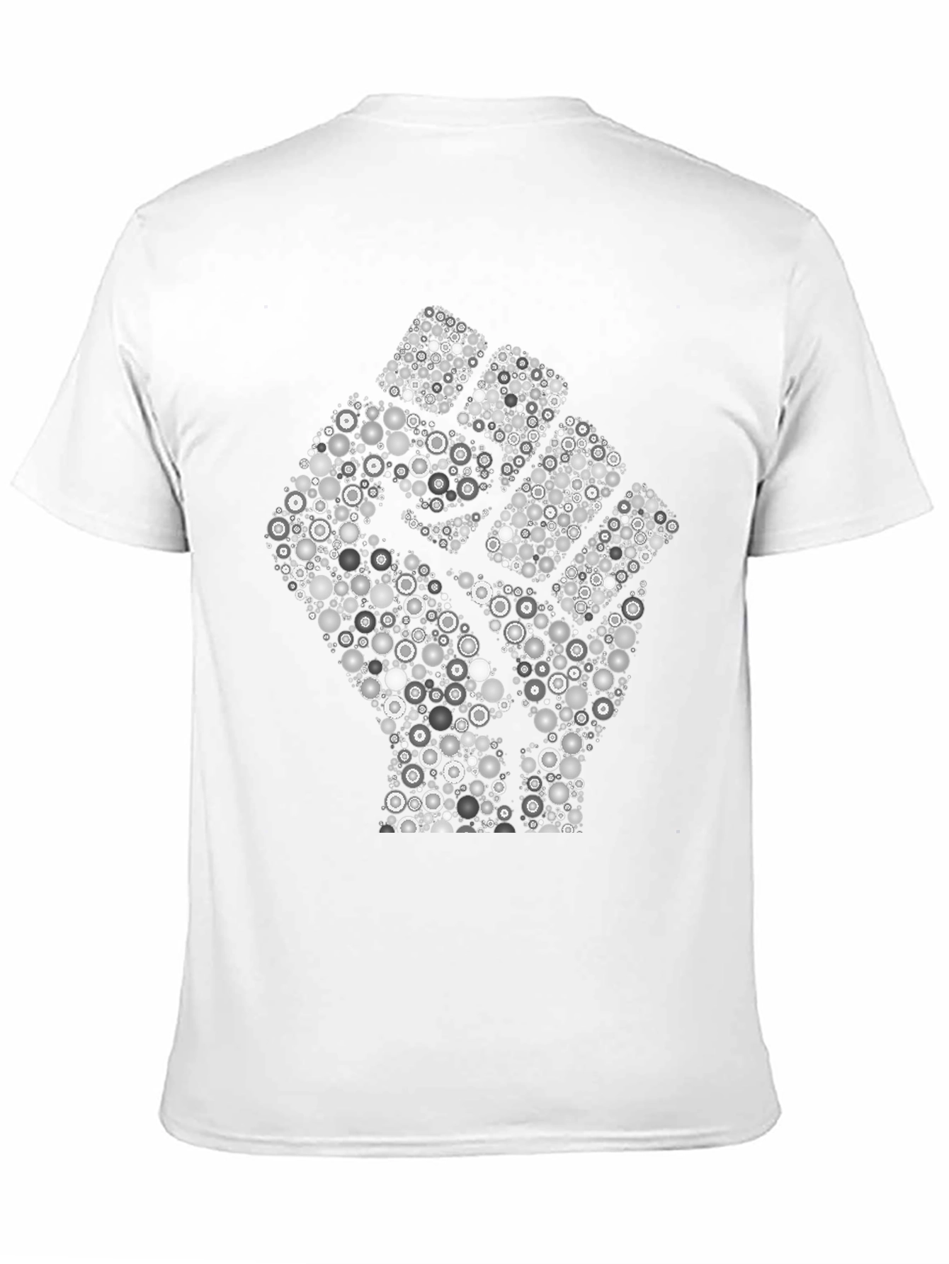 Empowered Fist Graphic Tee - Black Cotton