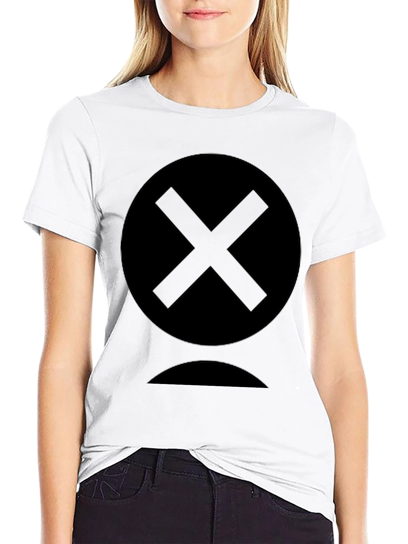 Abstract Symbol Black T-Shirt