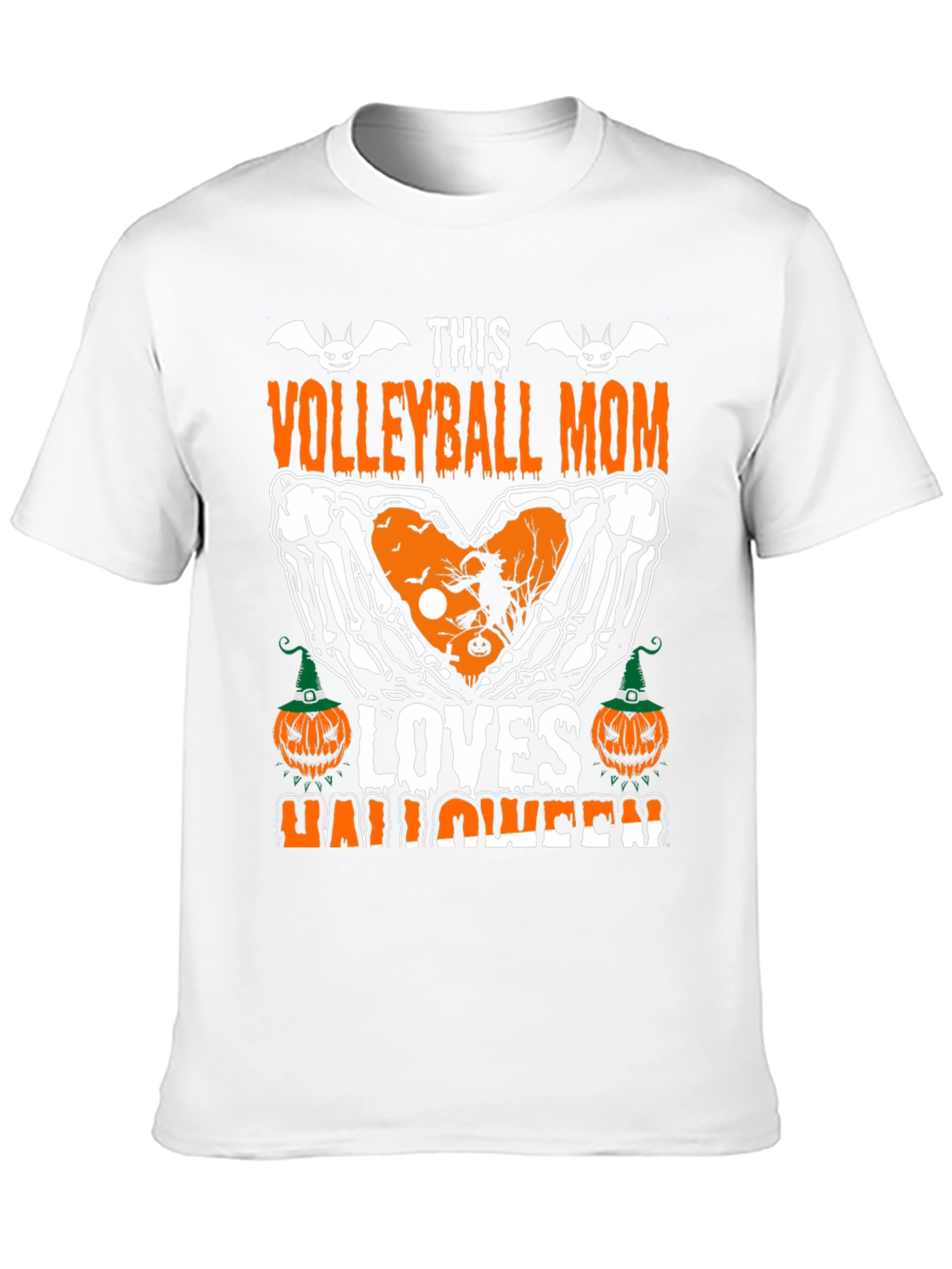 Volleyball Mom Halloween T-Shirt - Spooky Season
