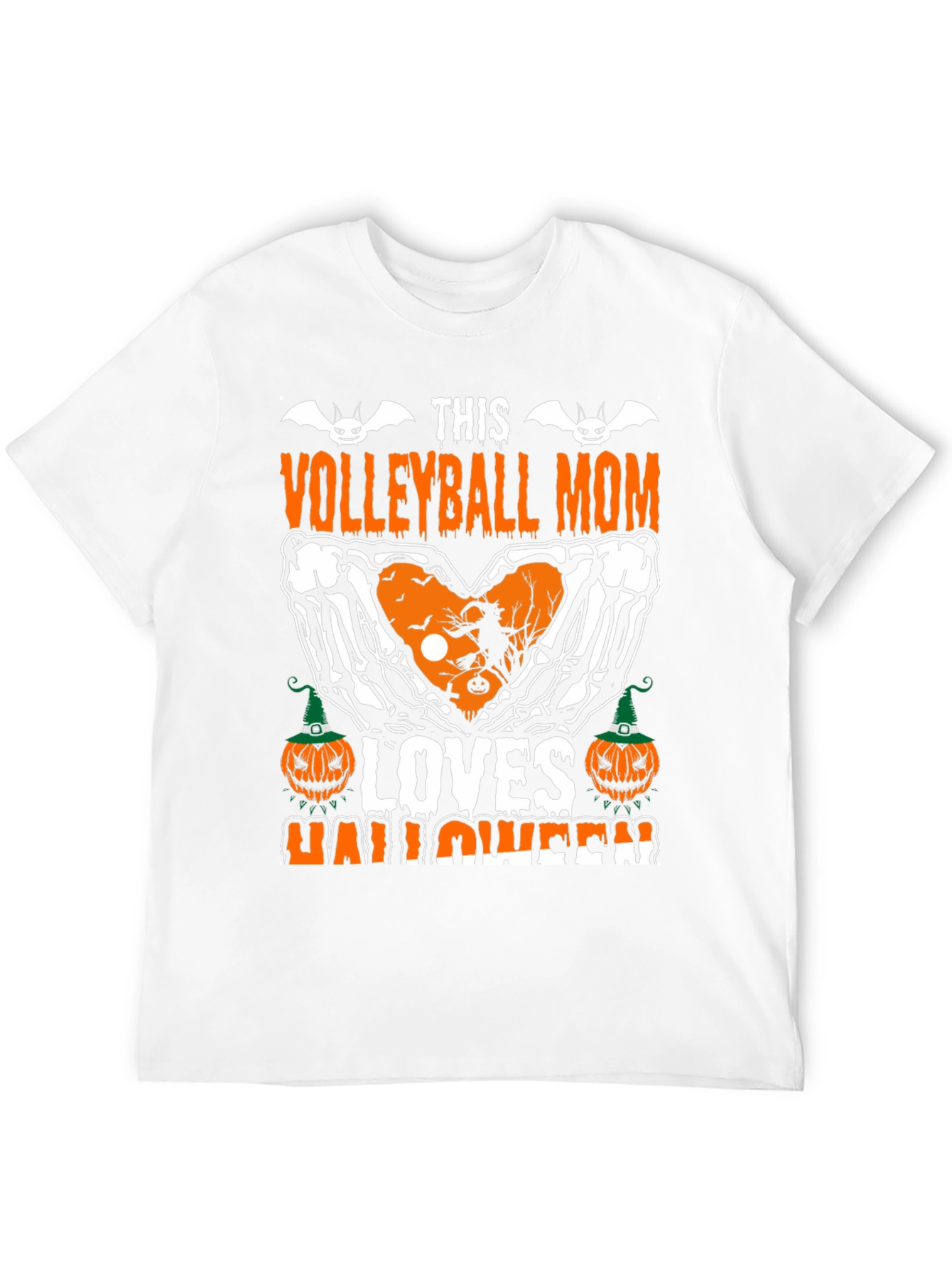Volleyball Mom Halloween T-Shirt - Spooky Season