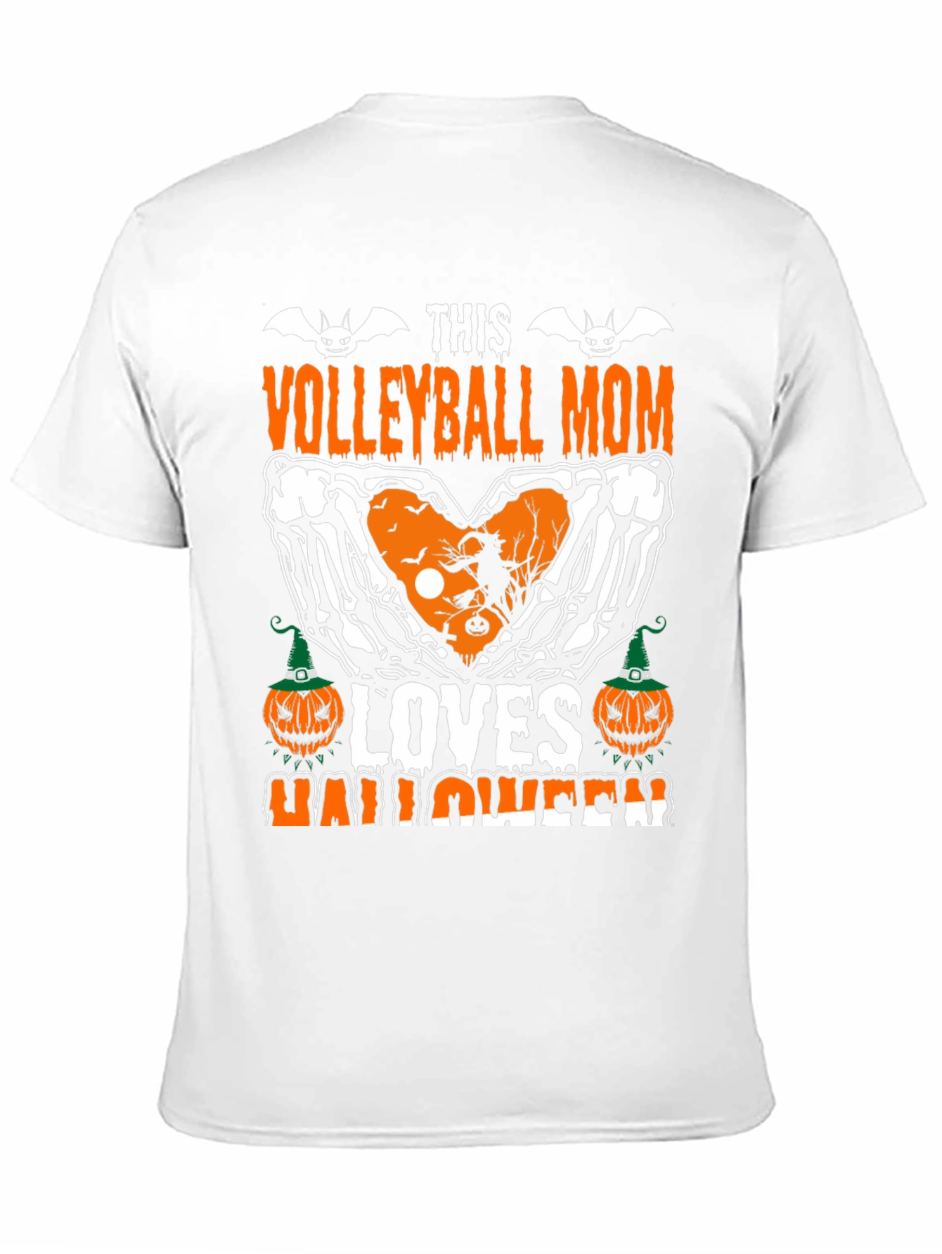 Volleyball Mom Halloween T-Shirt - Spooky Season
