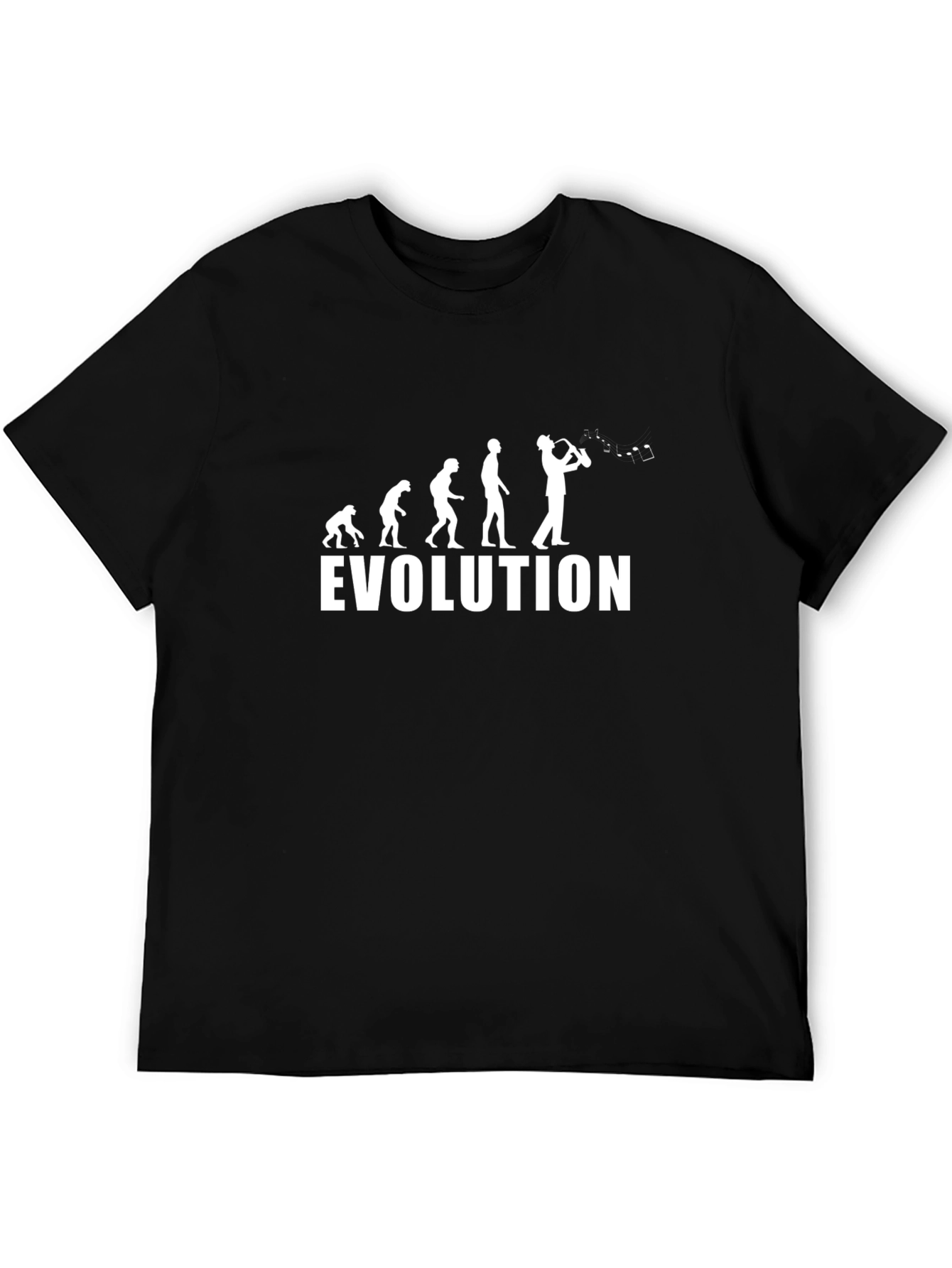Evolution Saxophone Musician T-Shirt