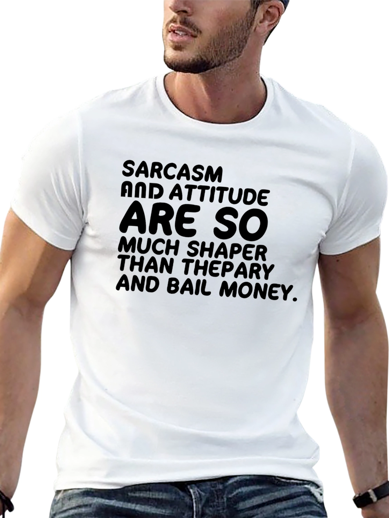 Sarcasm & Attitude Graphic Tee - Bold Statement Shirt