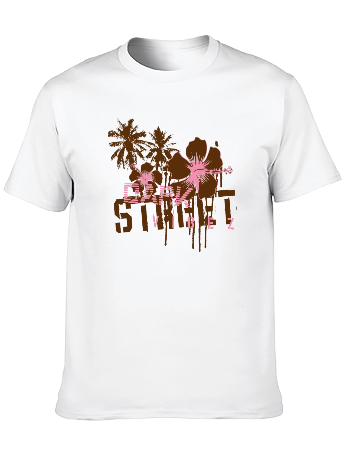 Dark Street Vibes Graphic Print T-Shirt