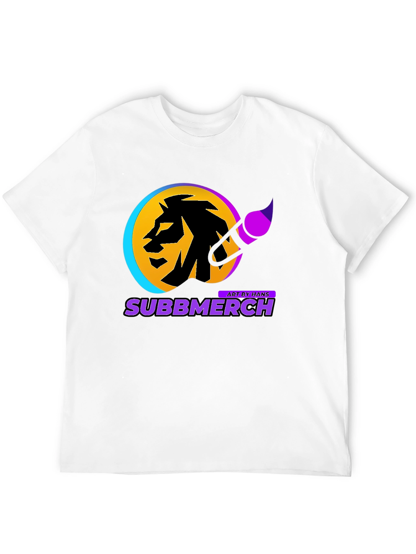 Subbmerch Artist Lion Graphic Tee