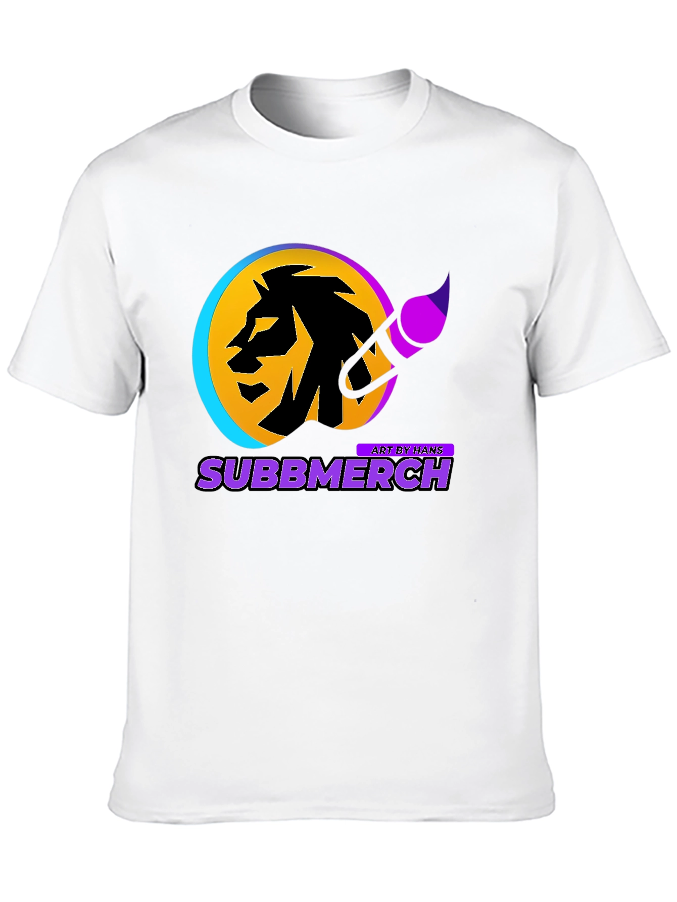 Subbmerch Artist Lion Graphic Tee