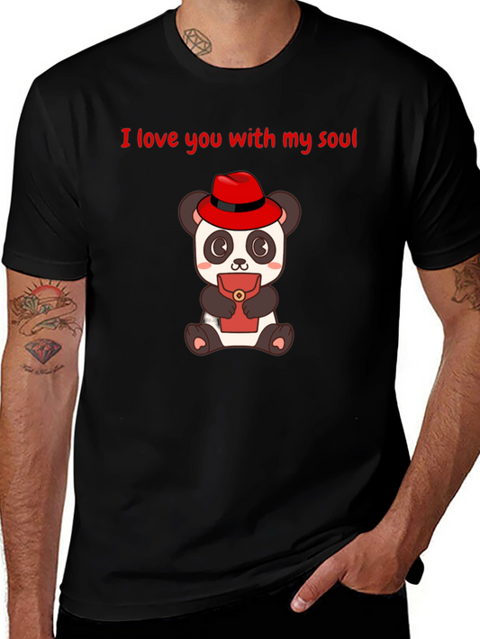 I Love You Panda T-Shirt