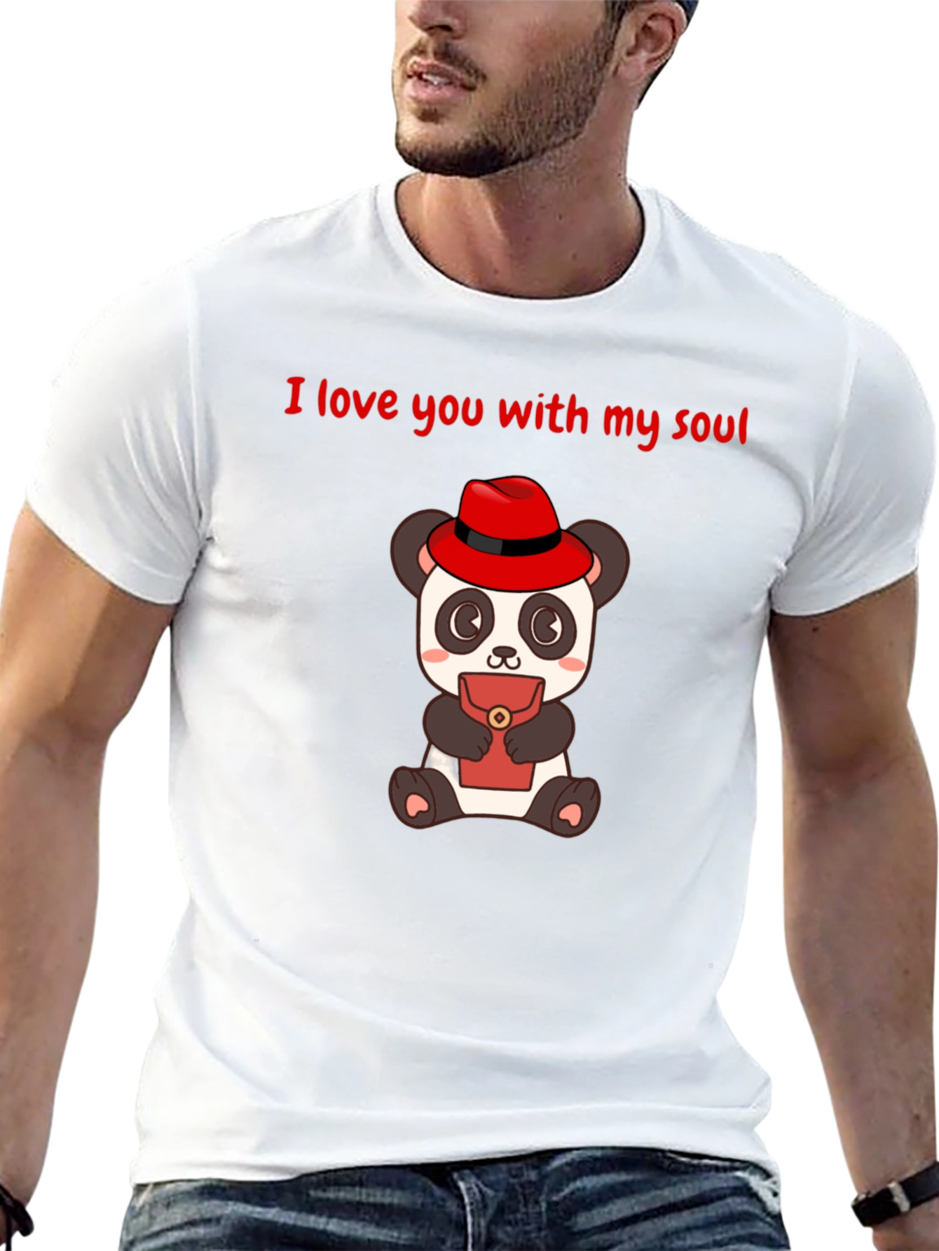 I Love You Panda T-Shirt