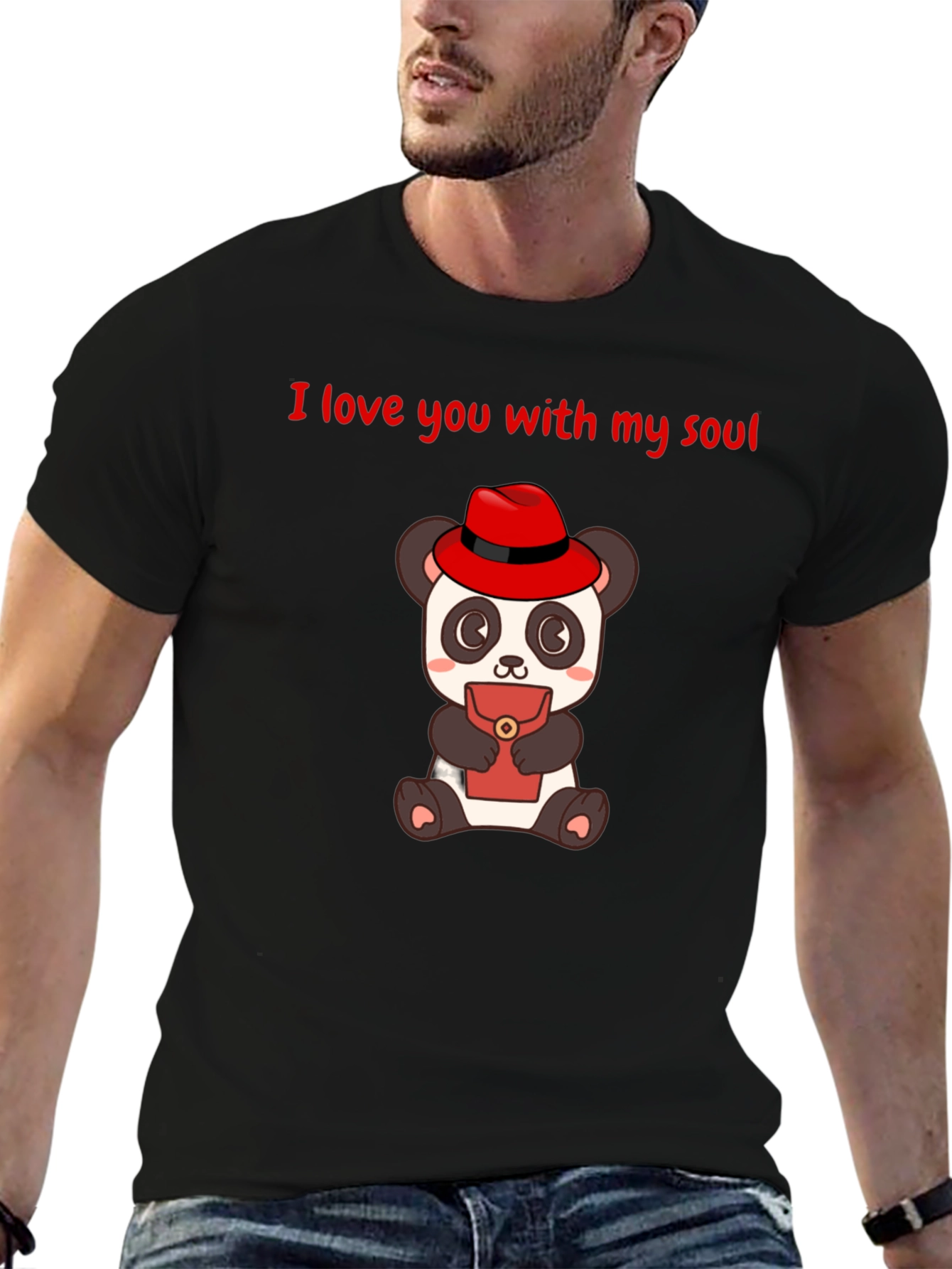 I Love You Panda T-Shirt