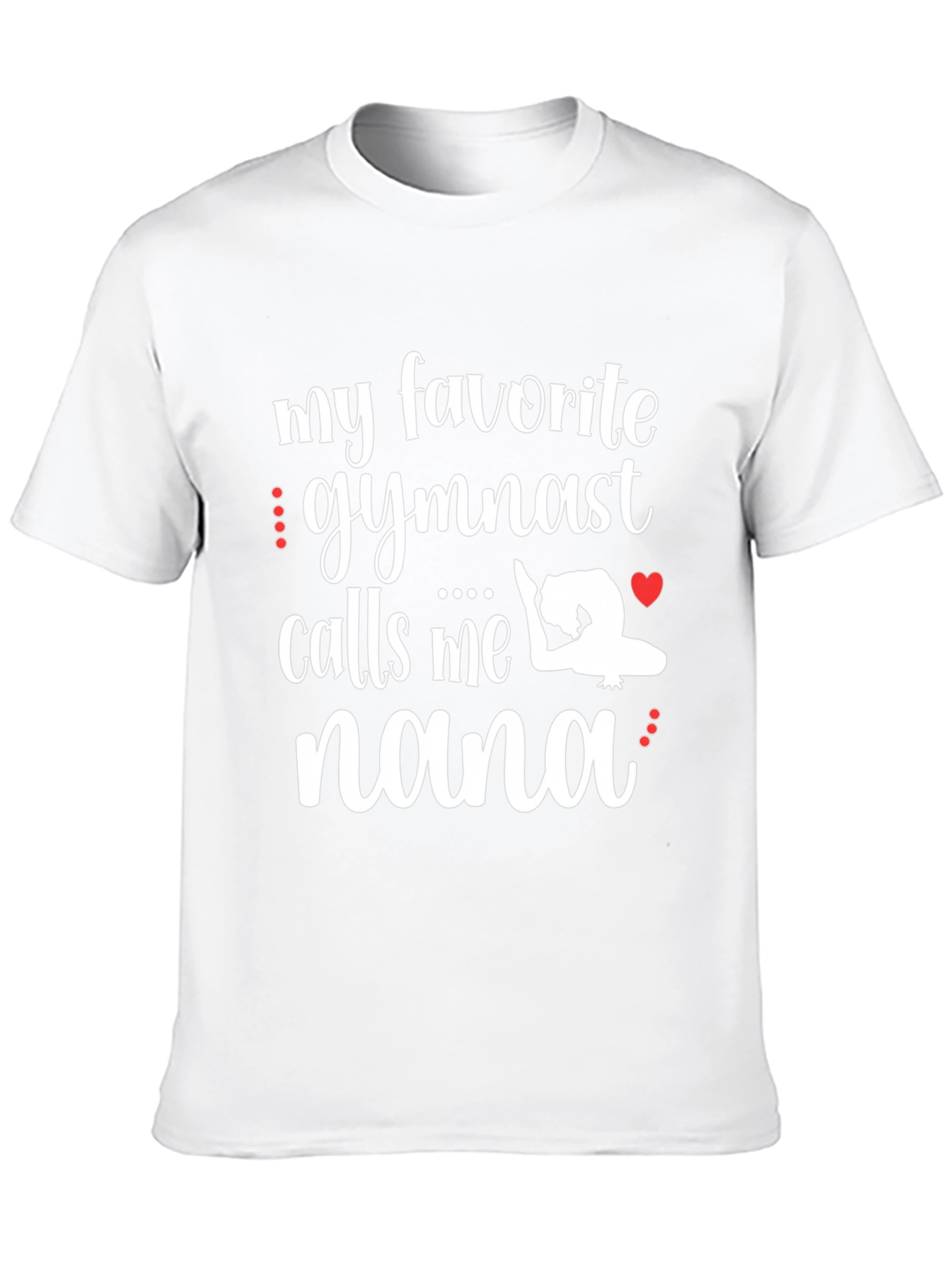 My Favorite Gymnast Calls Me Nana Black T-Shirt