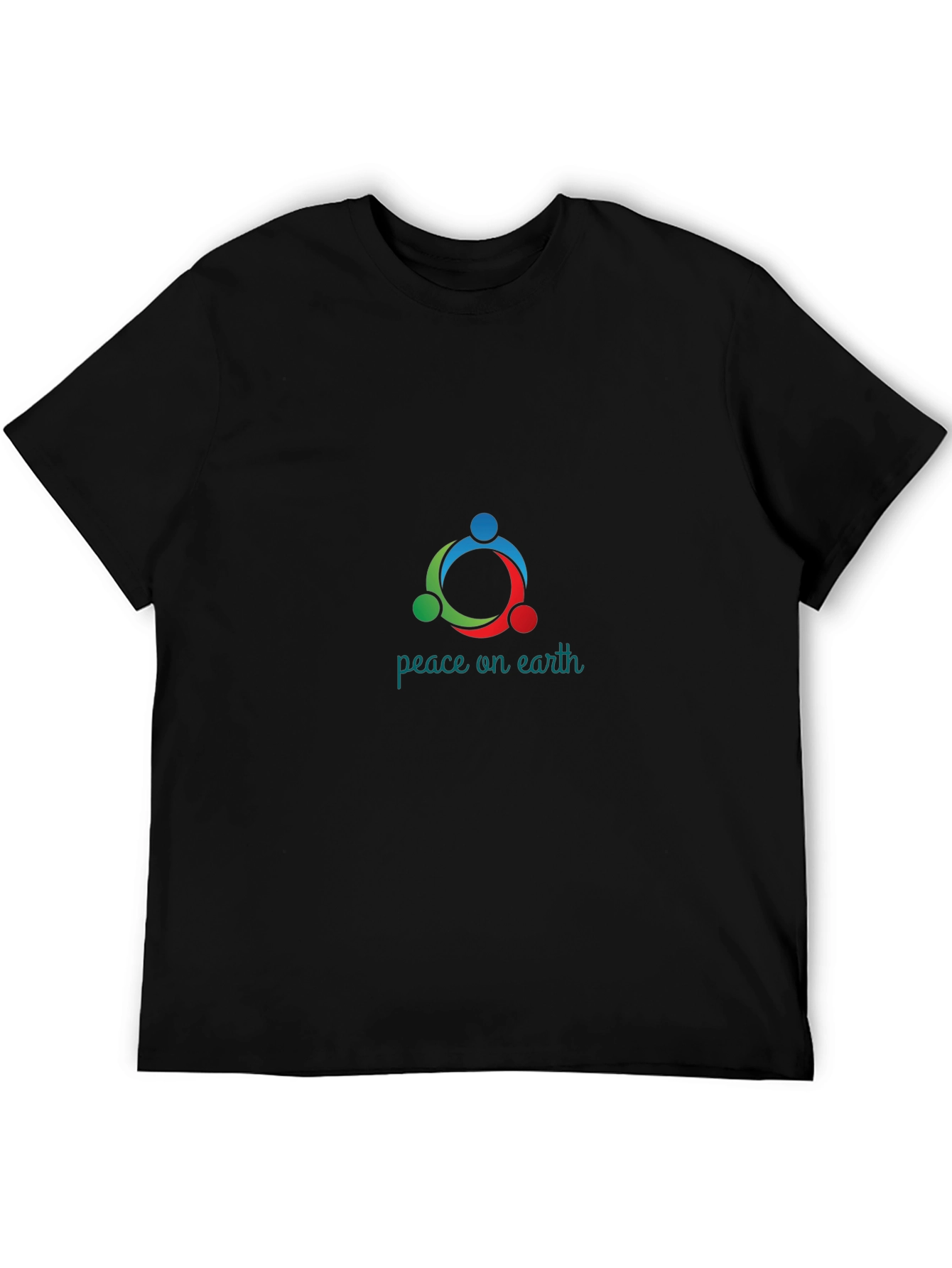 Peace On Earth Graphic Tee - Unisex Black Shirt