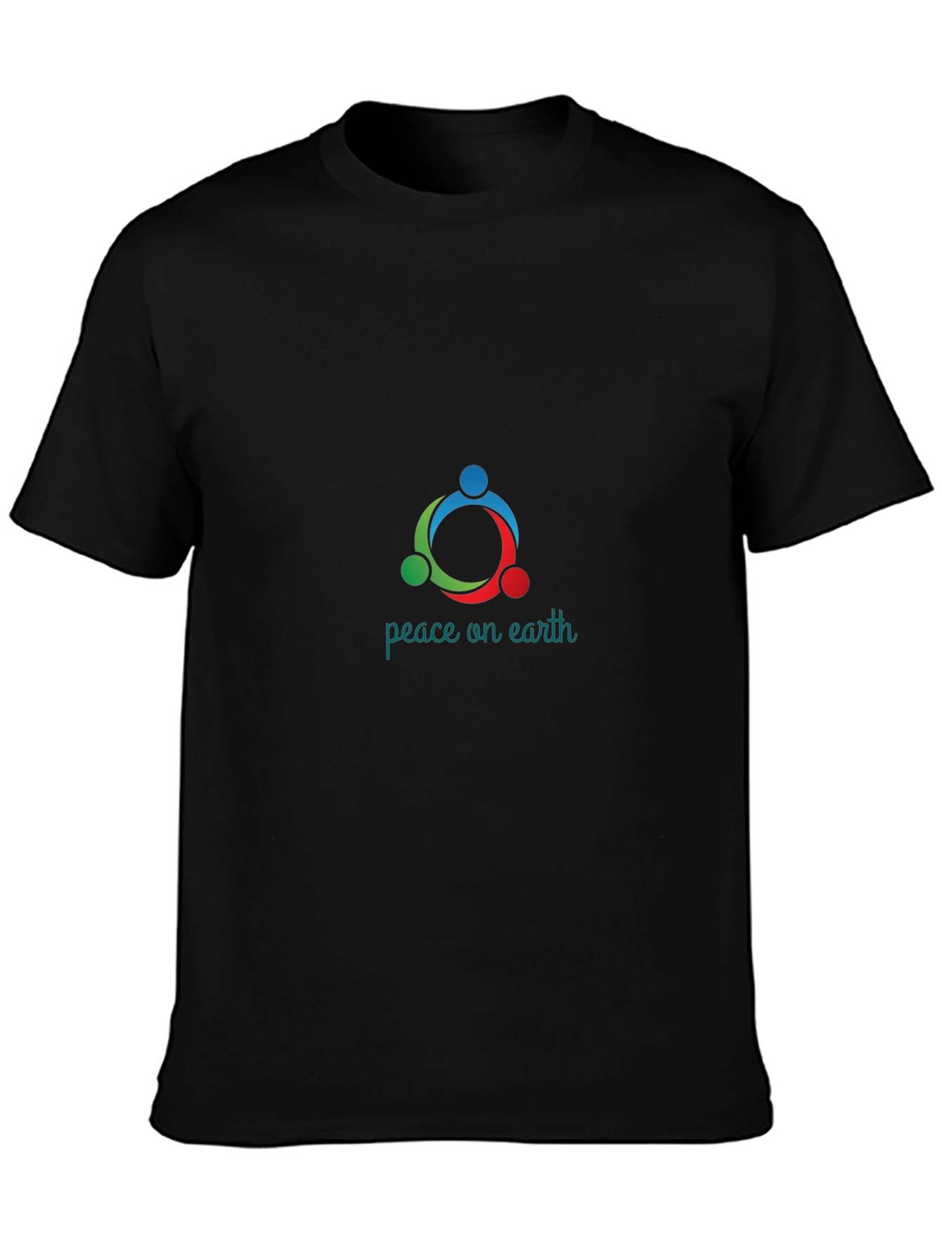 Peace On Earth Graphic Tee - Unisex Black Shirt