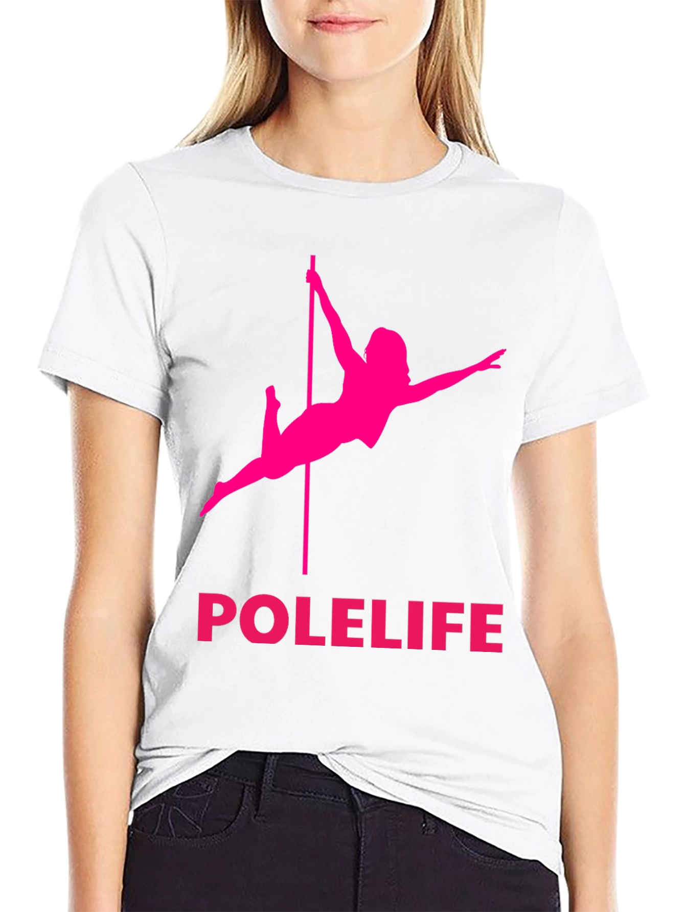 Polelife Black Graphic Tee