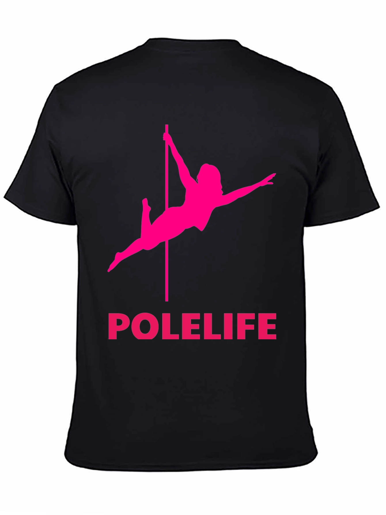 Polelife Black Graphic Tee