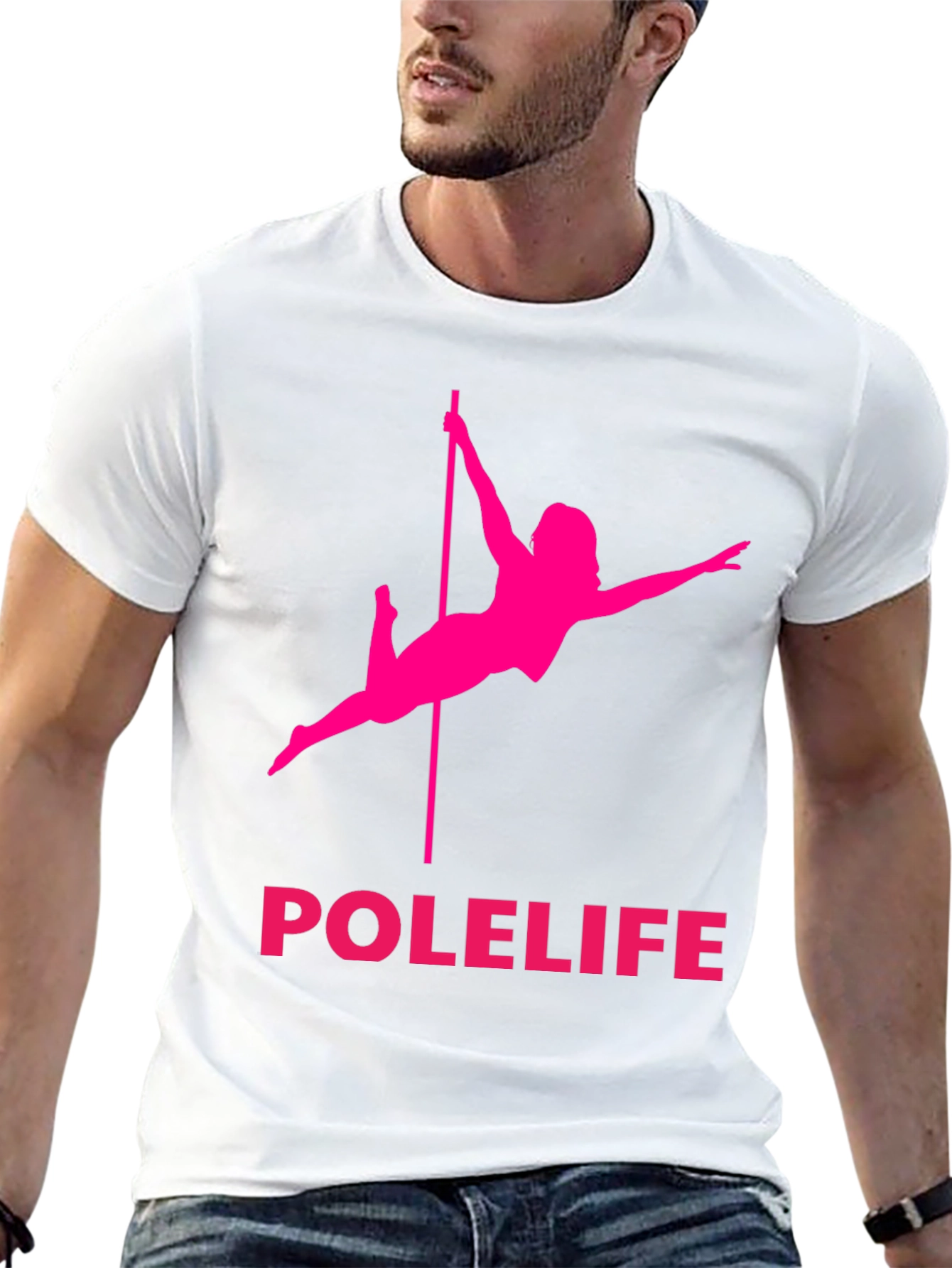 Polelife Black Graphic Tee