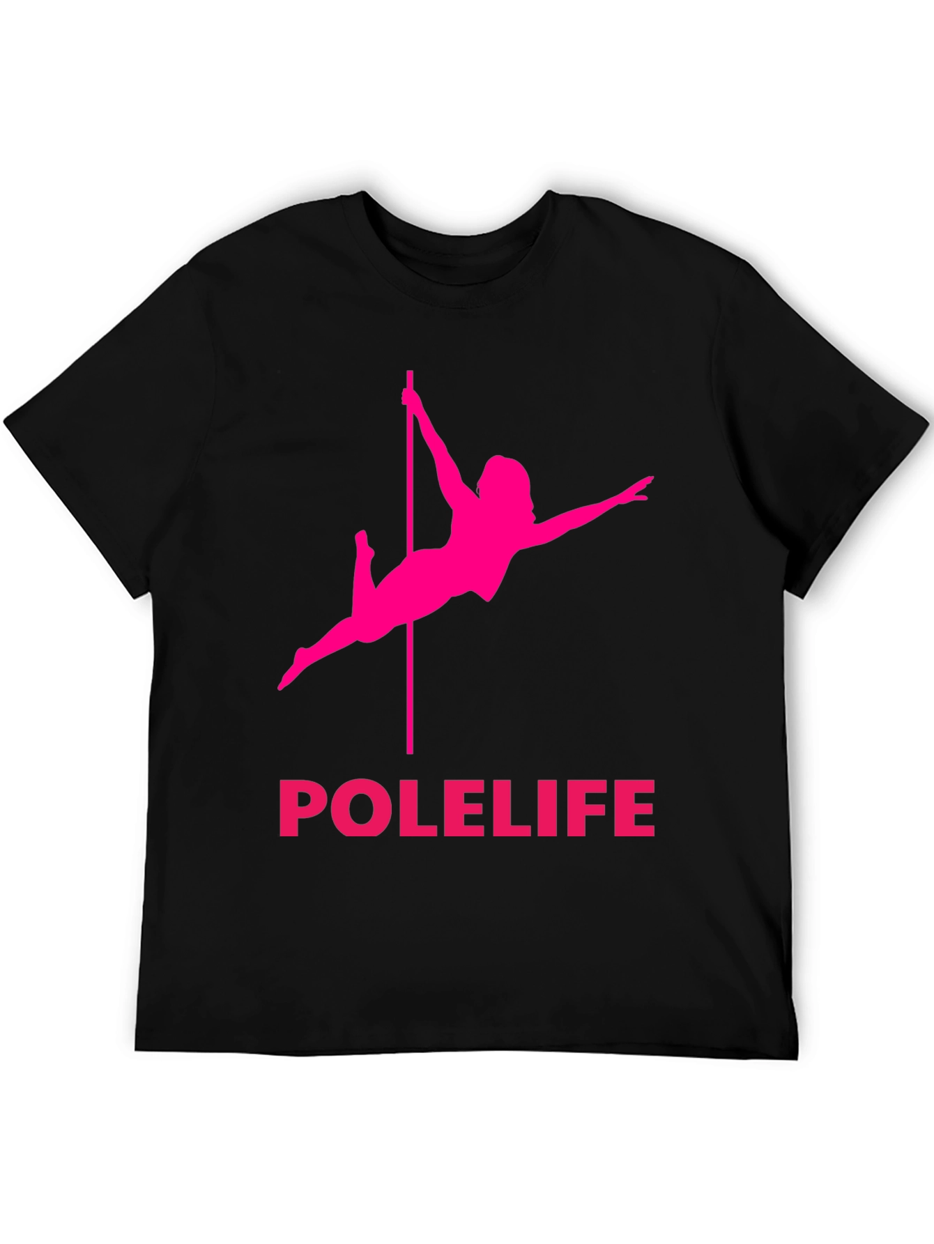 Polelife Black Graphic Tee