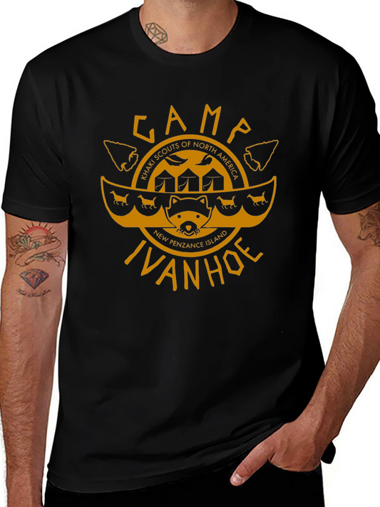 Camp Ivanhoe T-Shirt - Khaki Scouts Inspired