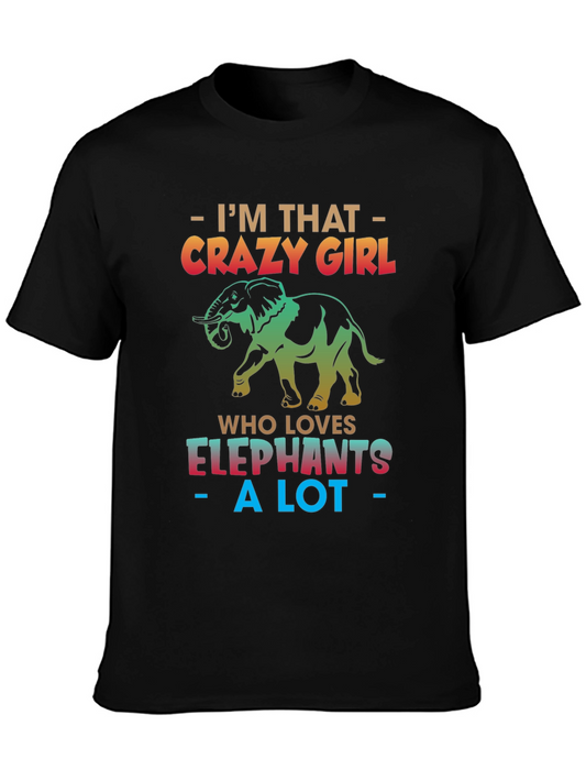 Crazy Elephant Girl T-Shirt