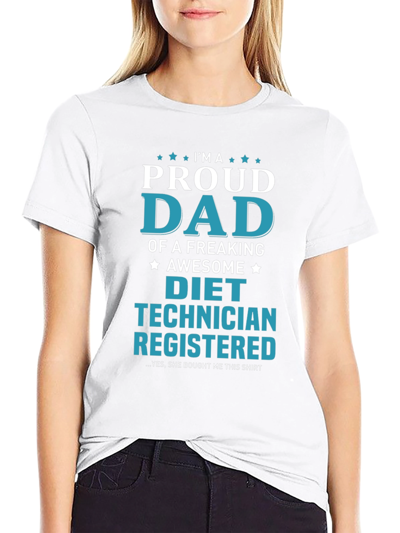 Proud Diet Technician Dad T-Shirt