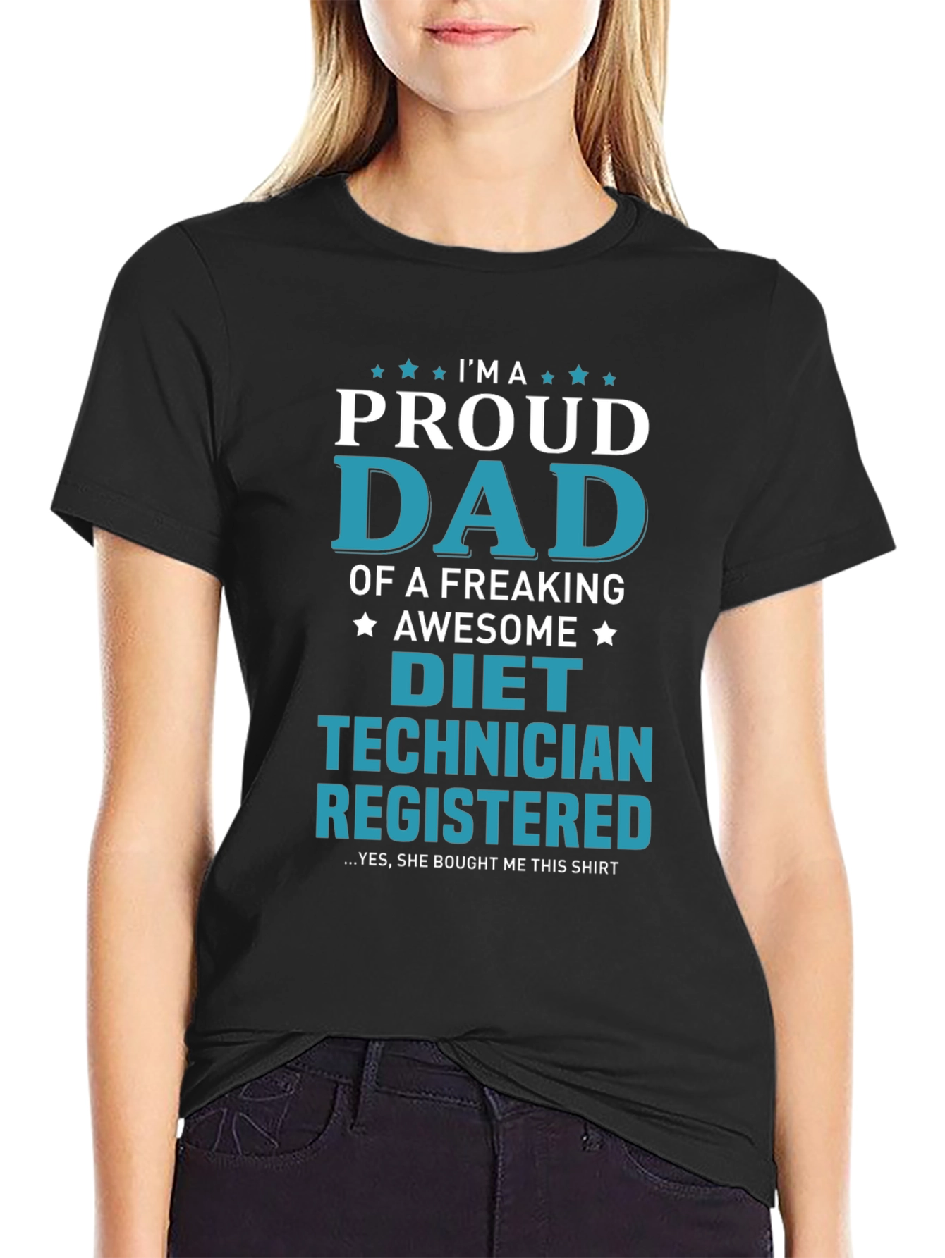 Proud Diet Technician Dad T-Shirt