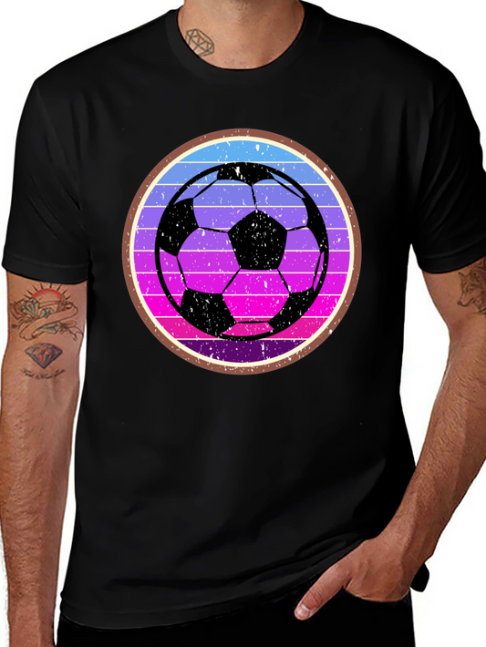 Retro Soccer Ball Graphic Tee
