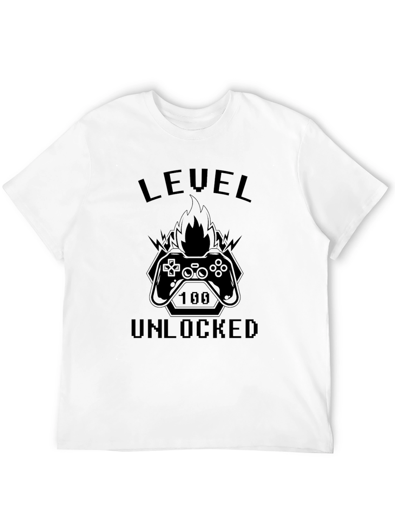 Level Unlocked Gamer Graphic T-Shirt