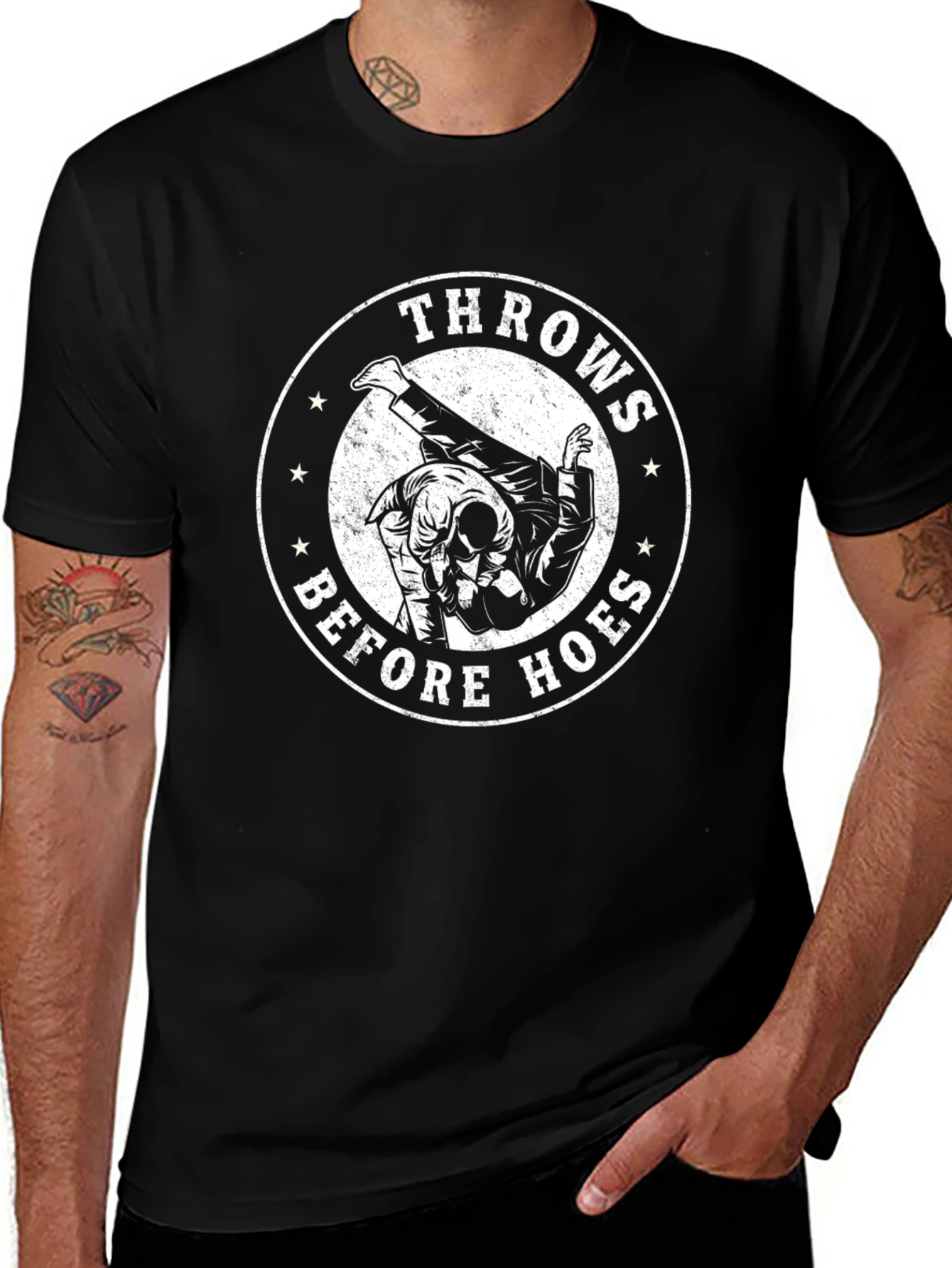 Throws Before Hoes Graphic T-Shirt