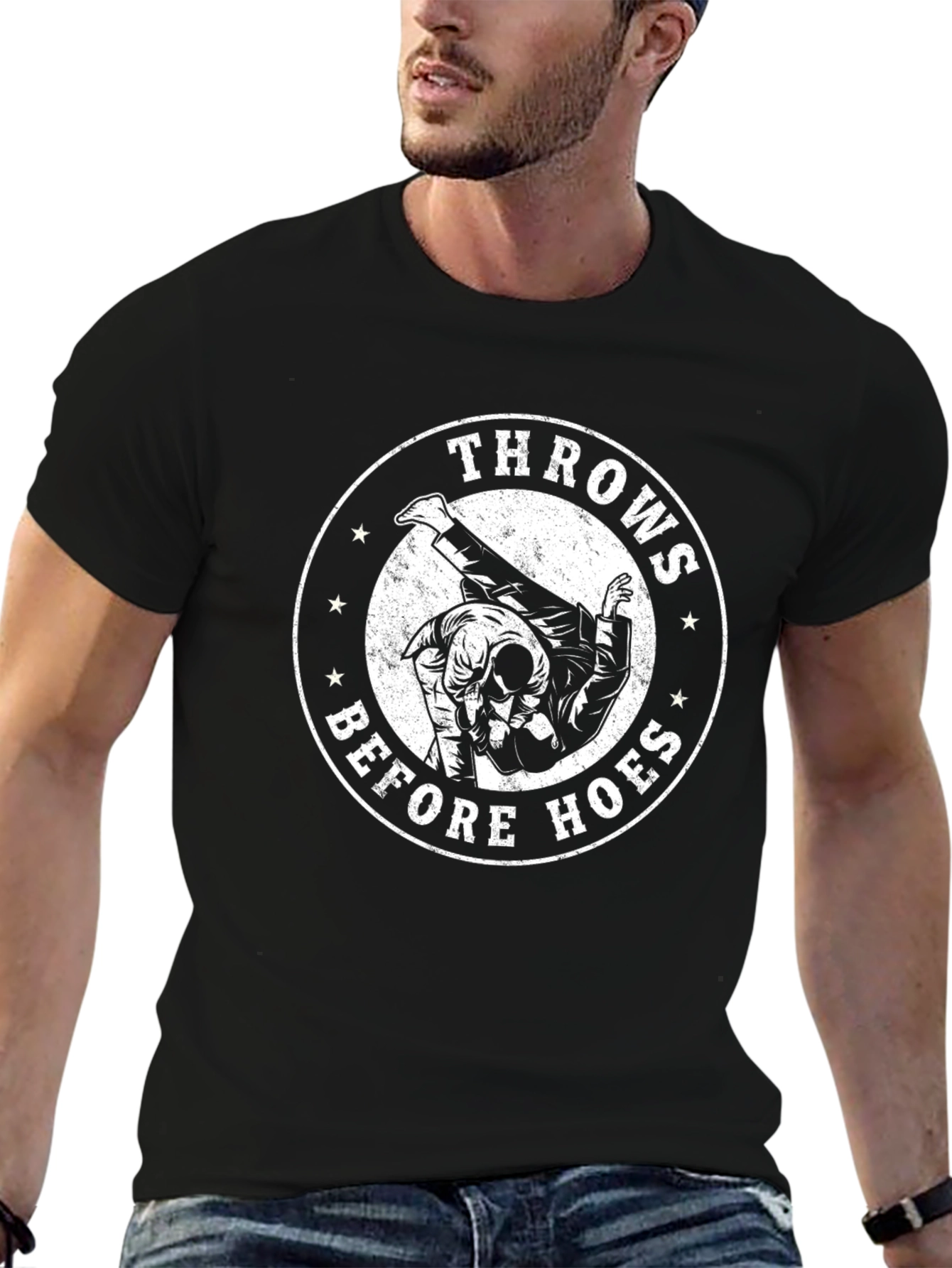 Throws Before Hoes Graphic T-Shirt