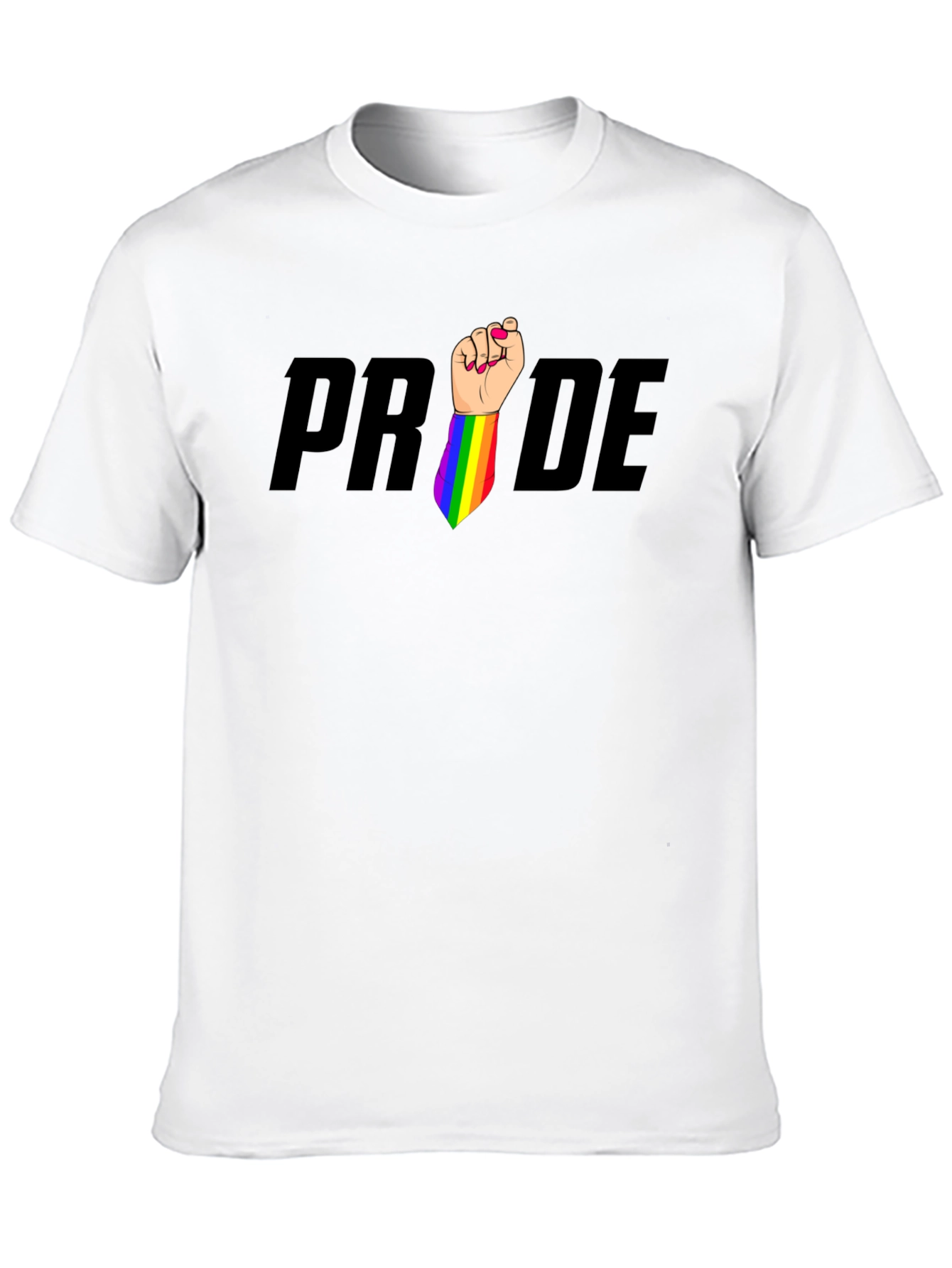 Pride LGBTQ Rainbow Fist T-Shirt