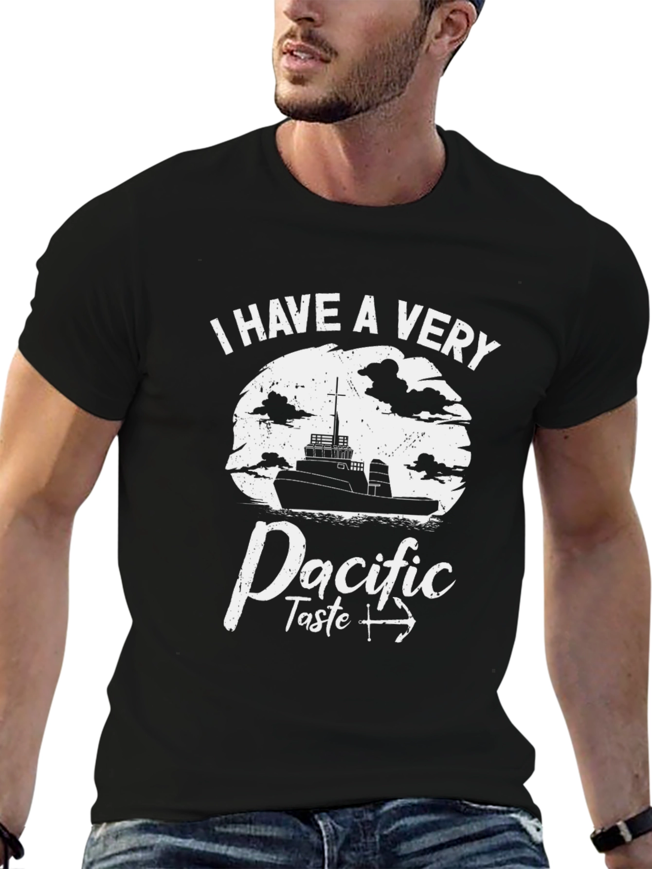 Pacific Taste T-Shirt - Nautical Vessel Graphic Tee