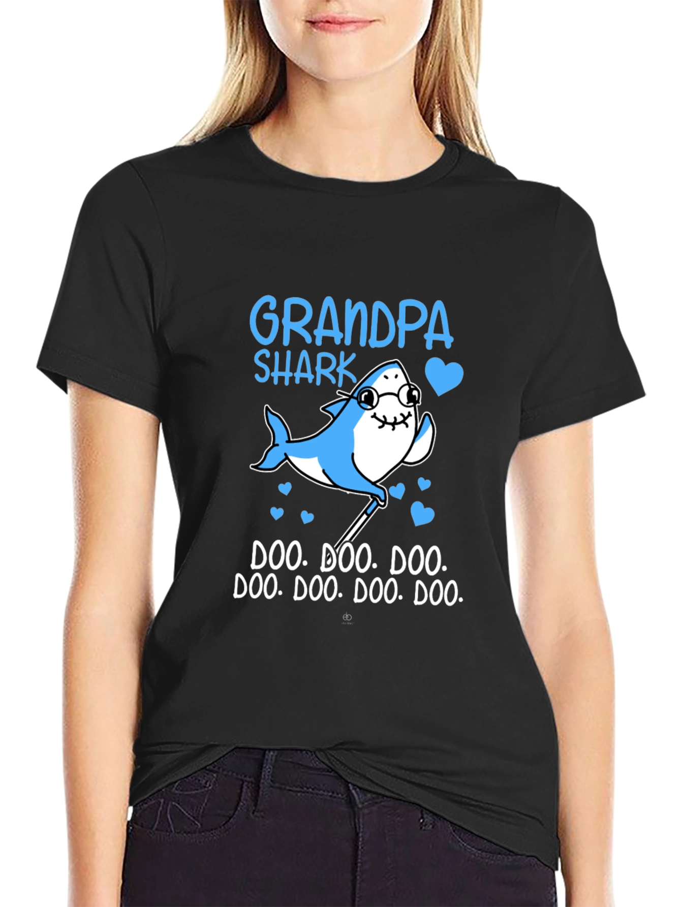 Grandpa Shark Graphic Tee - Doo Doo Doo Shirt