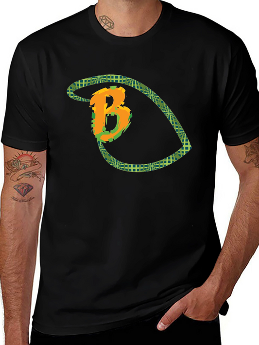 B Logo Graphic Tee - Black