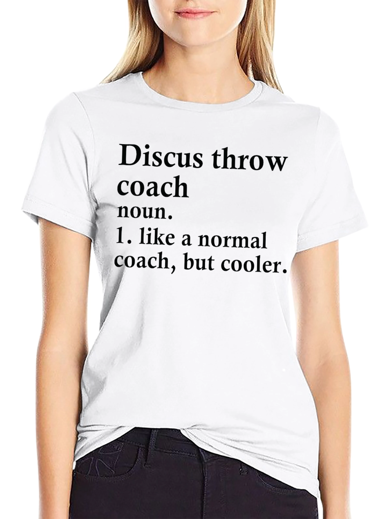 Discus Throw Coach Definition T-Shirt