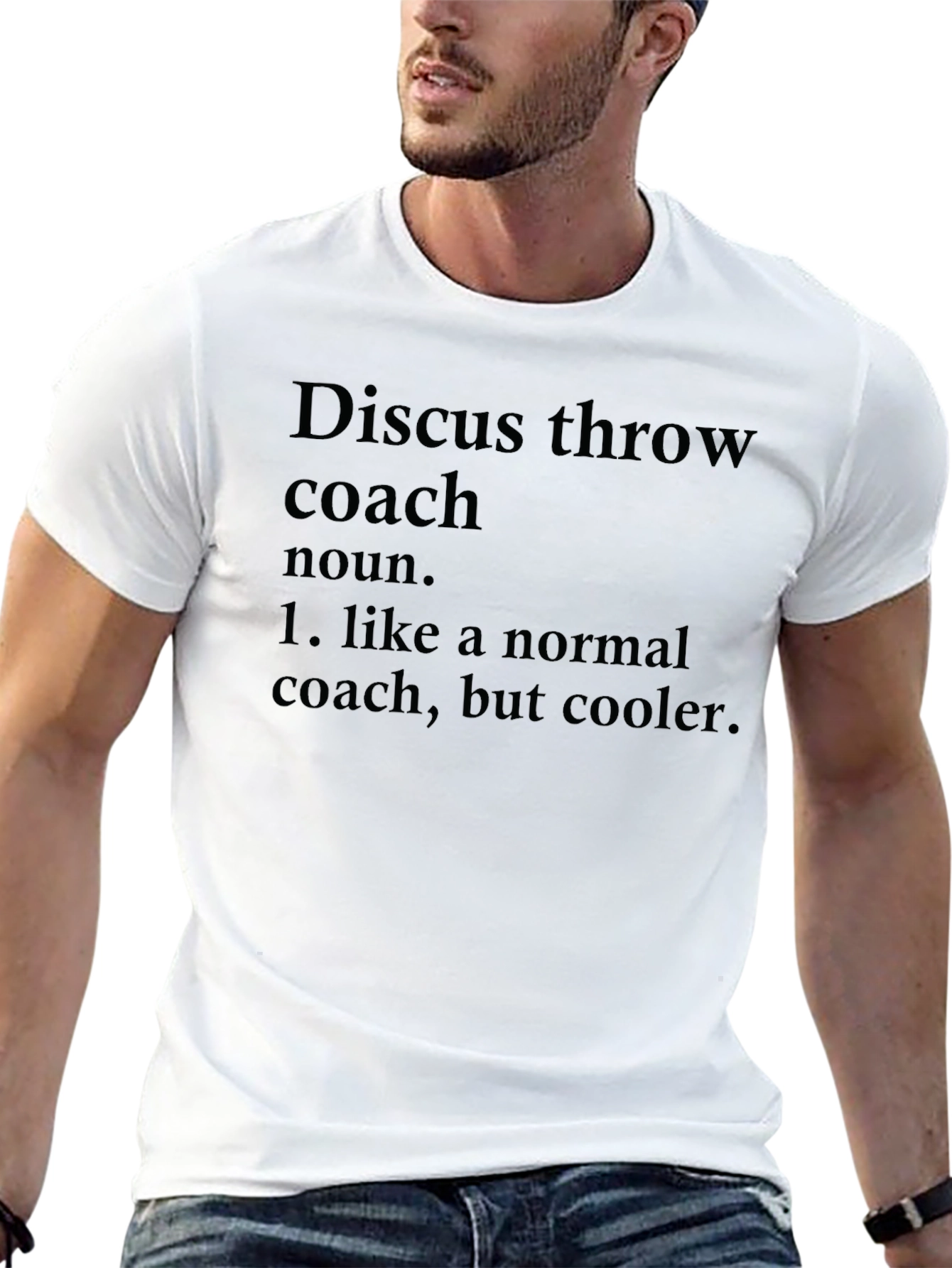 Discus Throw Coach Definition T-Shirt