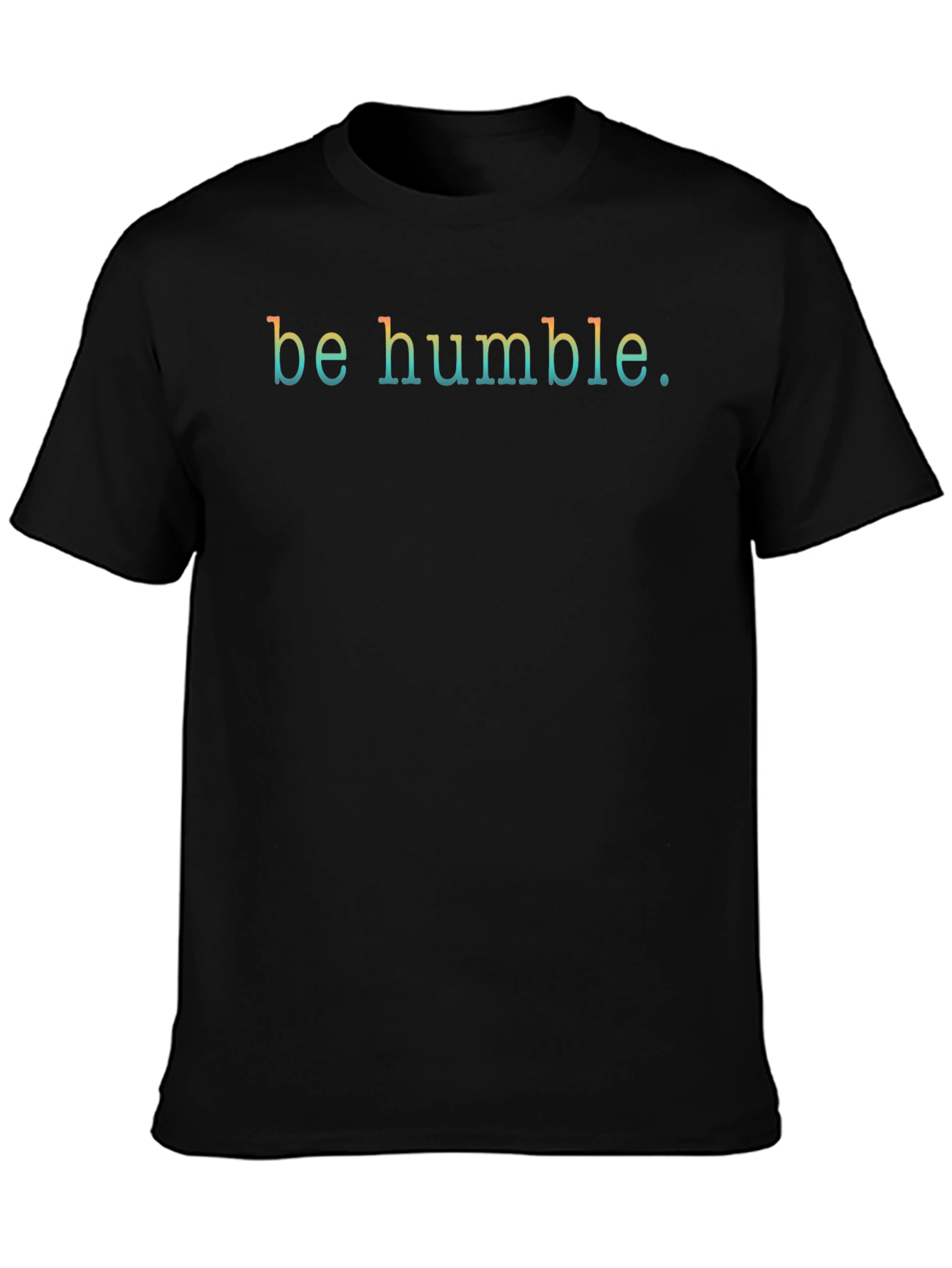 Be Humble Graphic Tee - Stylish Mens Black T-Shirt