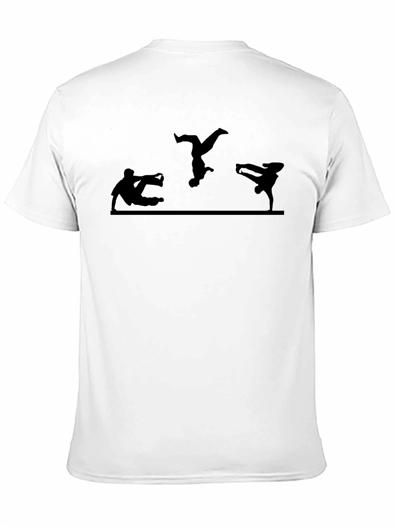 Parkour Silhouette Black T-Shirt
