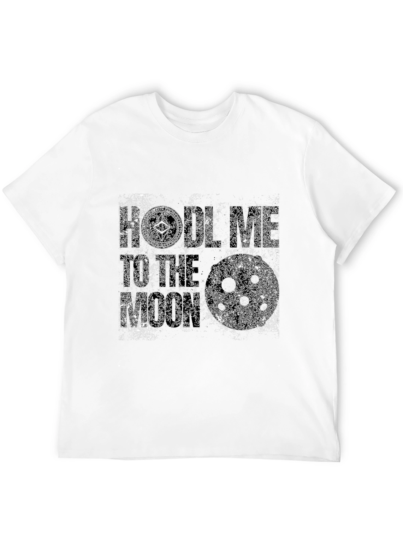 HODL Me to the Moon Black T-Shirt